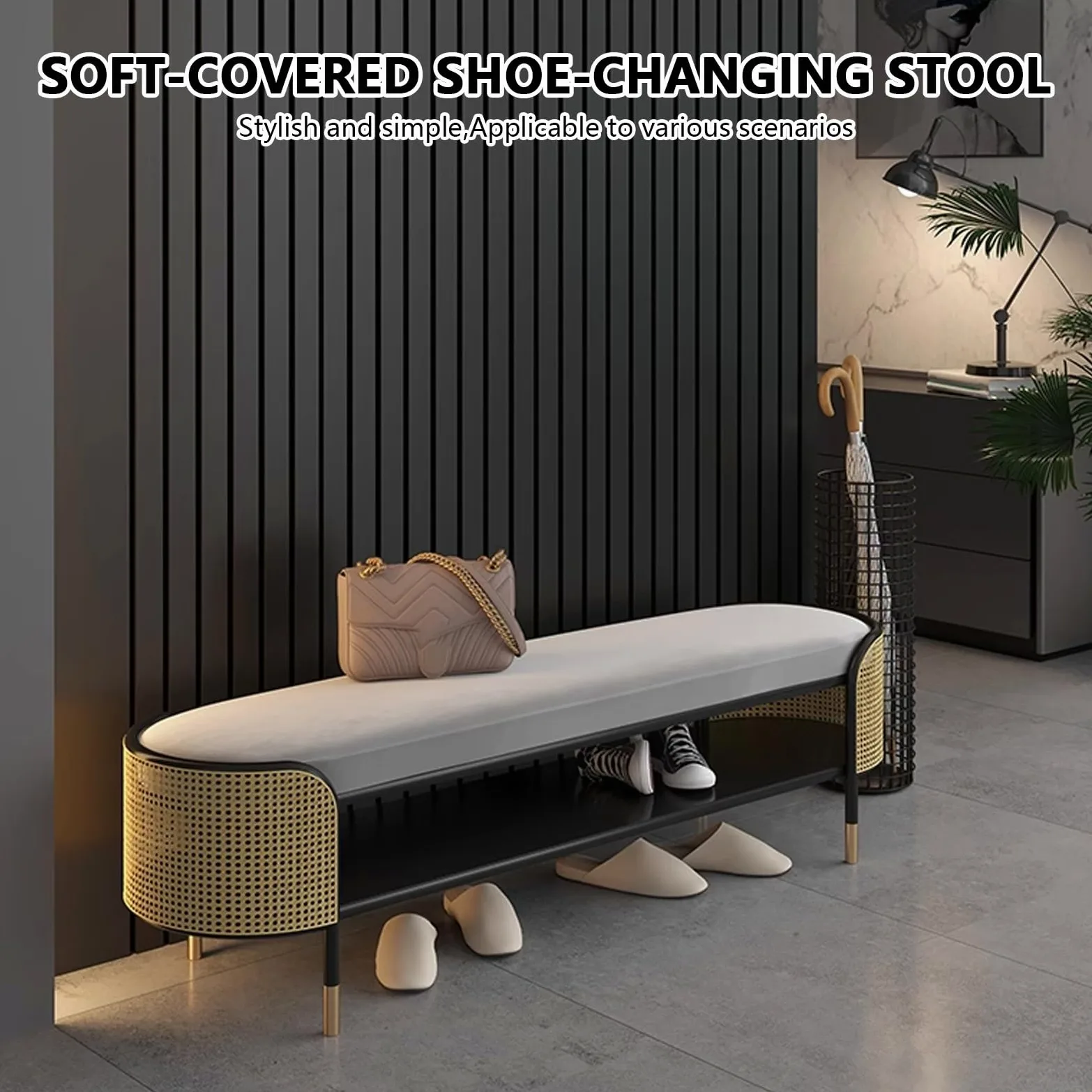 Panca scarpiera camera da letto con seduta, al coperto soggiorni Imbottito scarpiera, moderno bagno panca porta scarpe, scarpiera corridoi con imbottita seduta, panca salvaspazio ingresso.