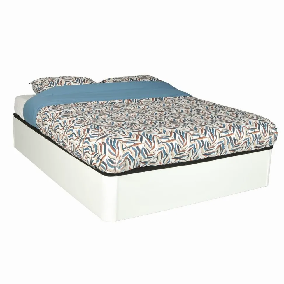 WEBER INDUSTRIES Letto baule Spiro 140 x 190 cm + 1 letto/bianco