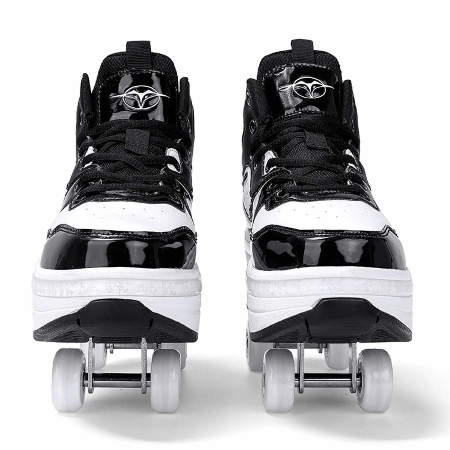 Pattinaggio Roulette Ragazza Sneakers Roller Scarpe da Skateboard con Ruote Sport Ginnastica Moda Multiuso