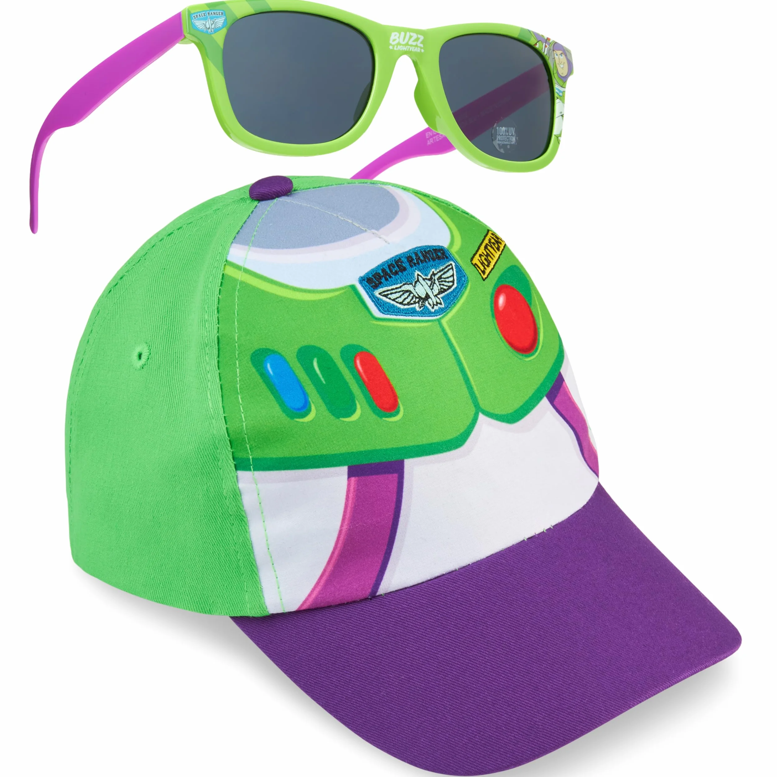 Disney Toy Story Sonic The Hedgehog Cappello Baseball Occhiali da Sole Bambino Set UV400