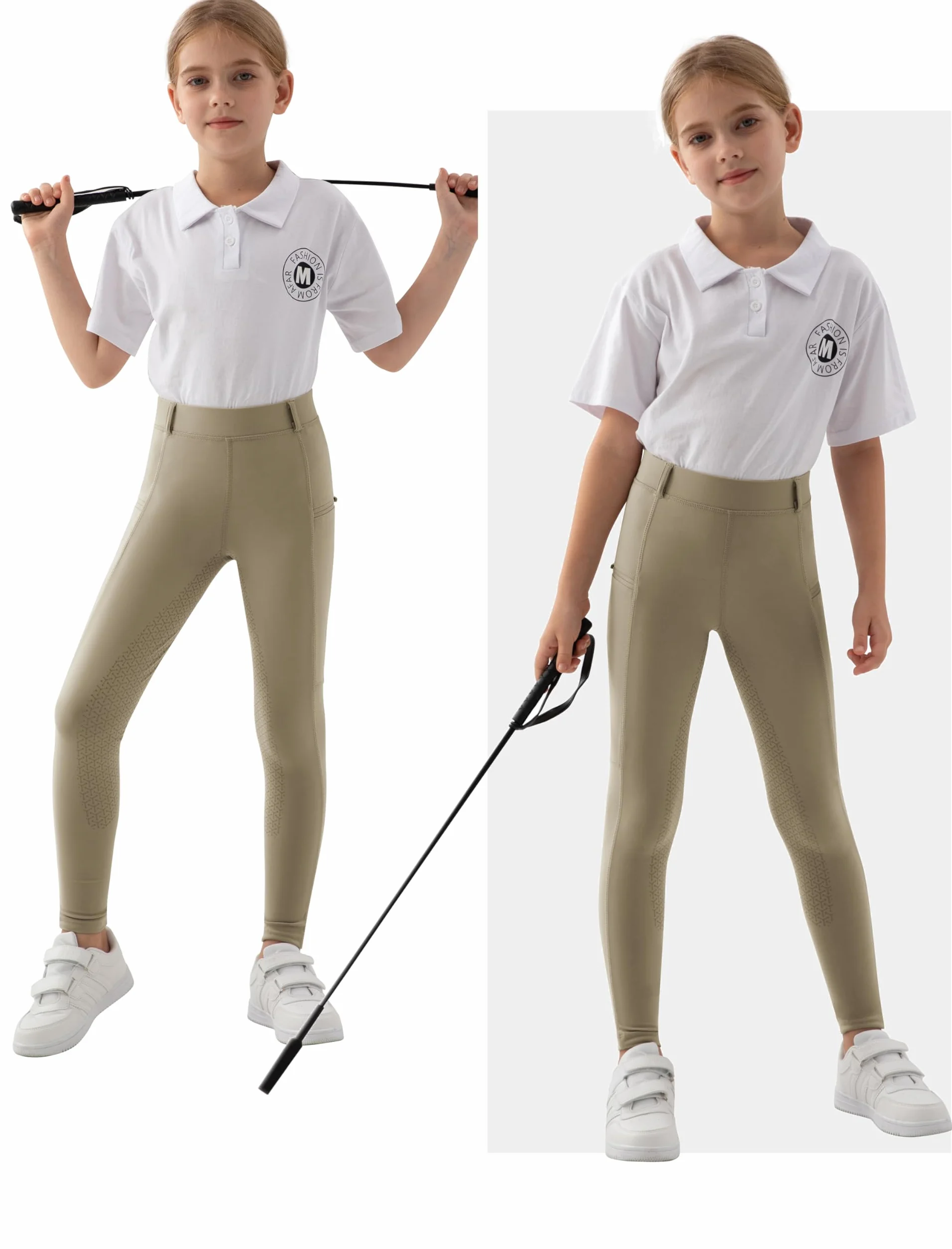 MoFiz Leggings Equitazione Bambina Ragazze