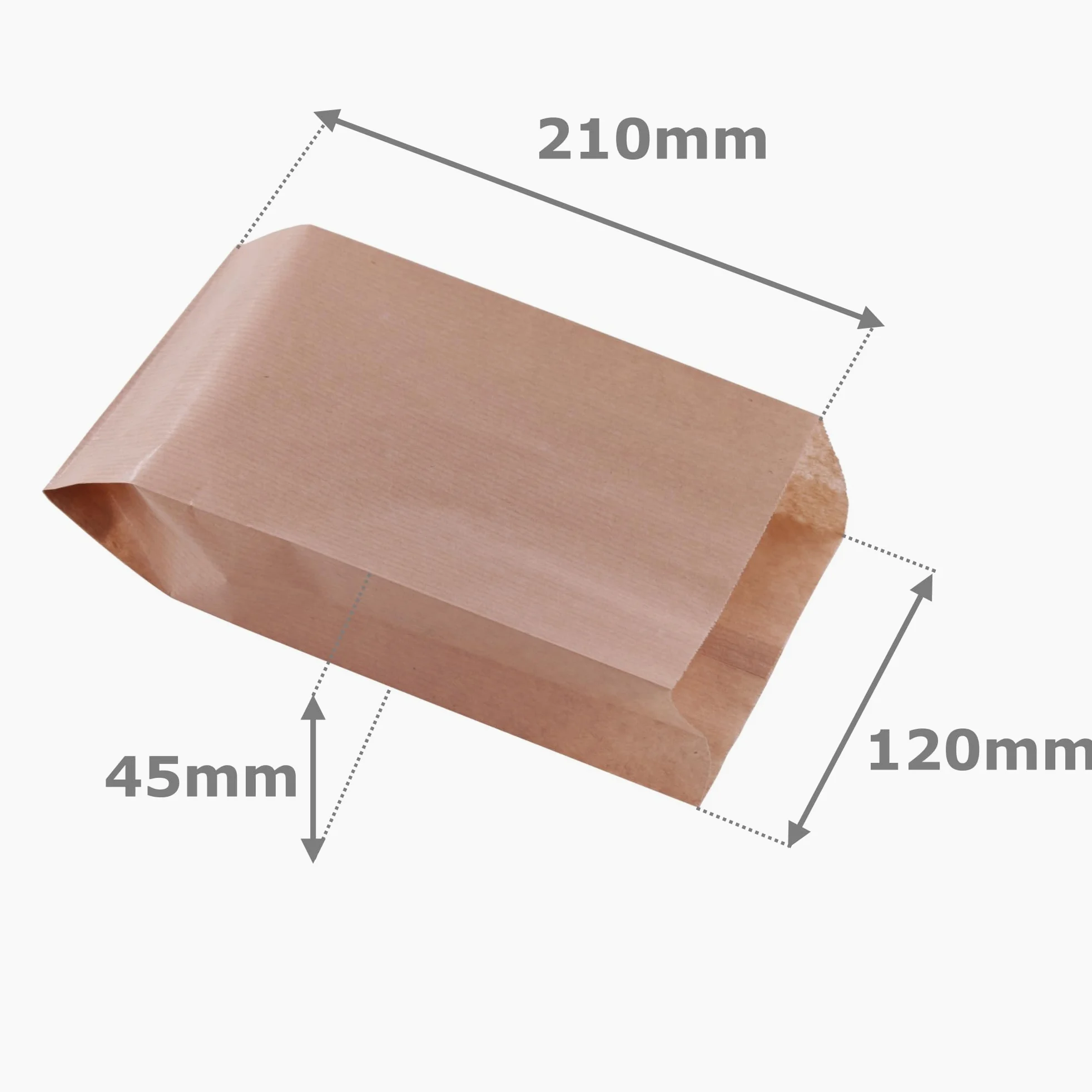 DIY-24H | 5 diverse dimensioni | Sacchetti di carta colore marrone sacchetti regalo in carta, piccoli sacchetti per caramelle, sacchetti di carta kraft, sacchetti per biscotti, pane, sacchetti per