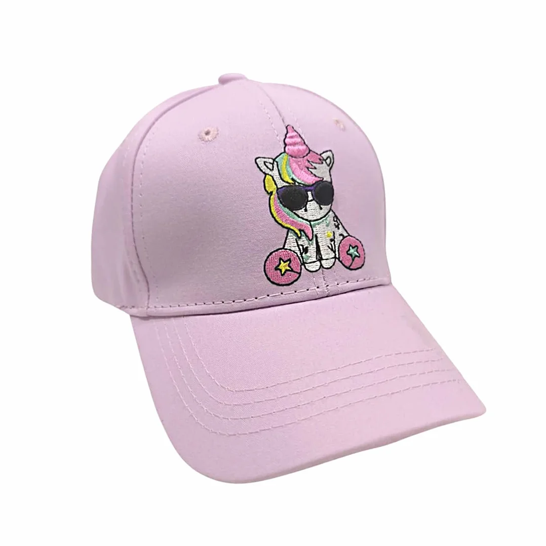 Cappello unicorno con visiera e cinturino di regolazione, cappello da sole, vacanze, esterno, per bambini e ragazze, regalo unicorno