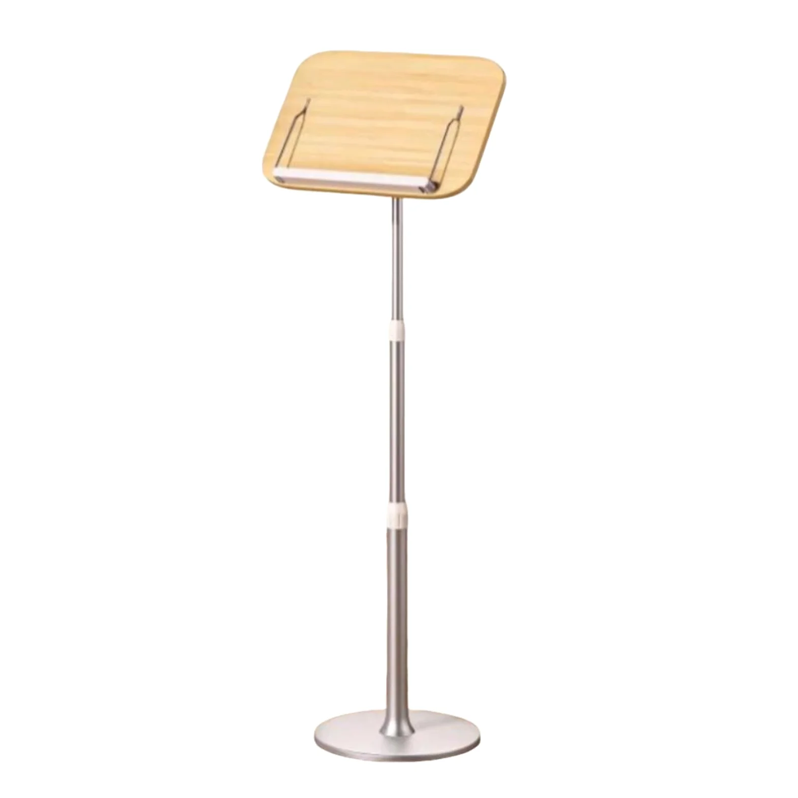 Generico Leggio da Pavimento Regolabile con Supporto per spartiti, Altezza 60-100 cm, Supporto Inclinato per Libri, Ideale per casa e Ufficio, Perfetto per Musicisti e Lettori.