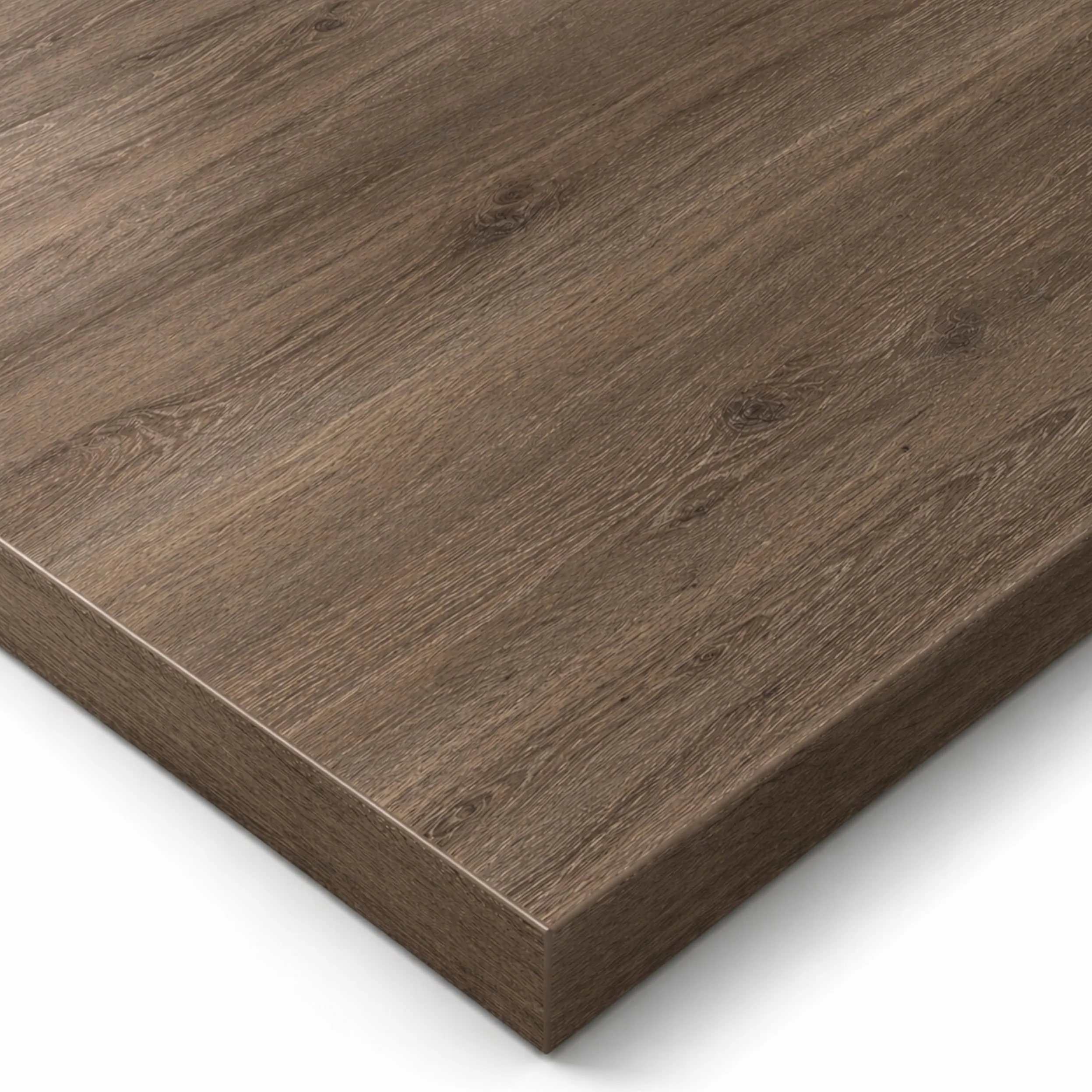 POKAR Piano da Tavolo 120x80 cm | Piano per Scrivania Spessore 25 mm | Perfetto per Scrivania Regolabile in Altezza e Tavolo da Pranzo | Resistente e Stabile | Prodotto in Europa | Quercia Davos