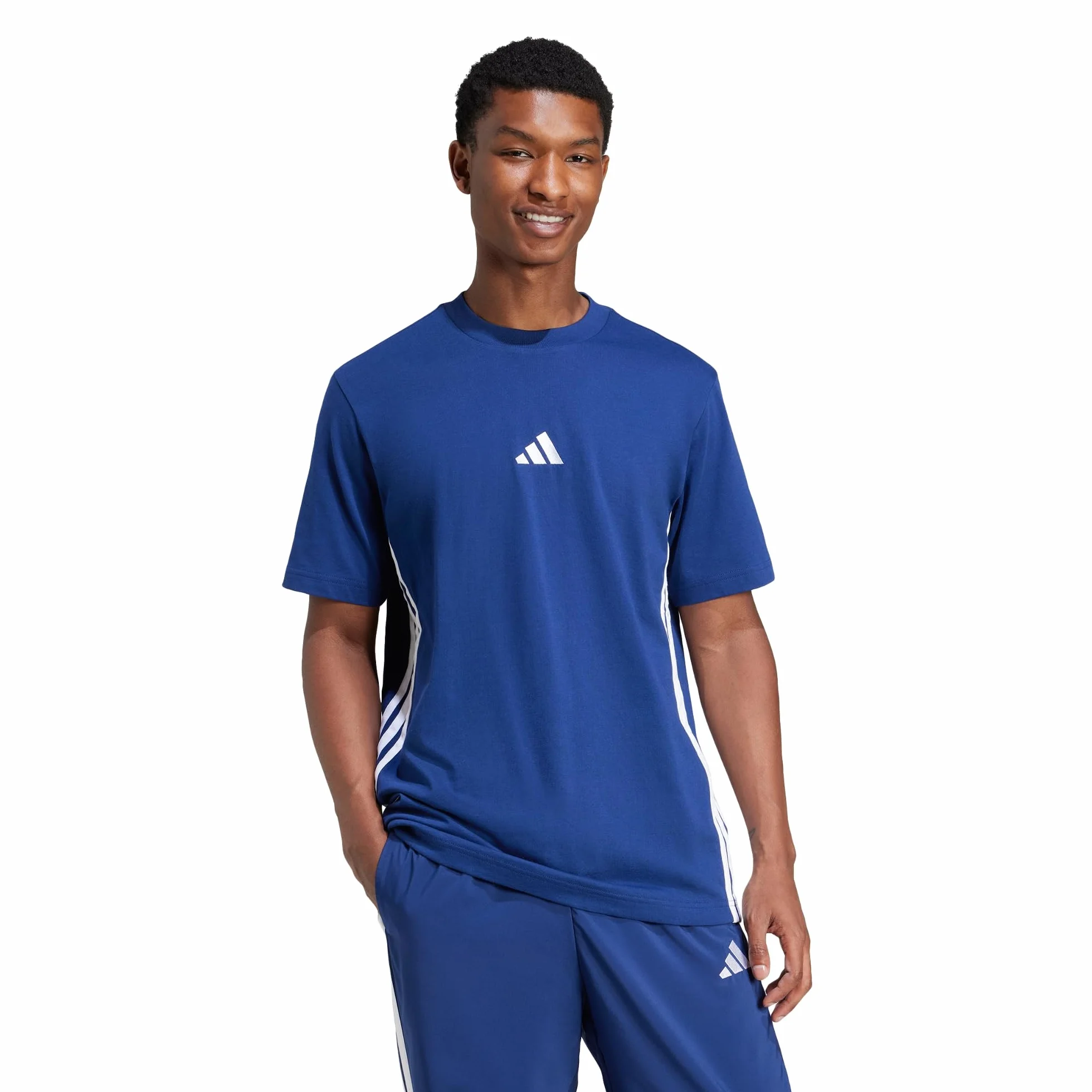 adidas Essentials 3-Stripes Single Jersey Men T-Shirt