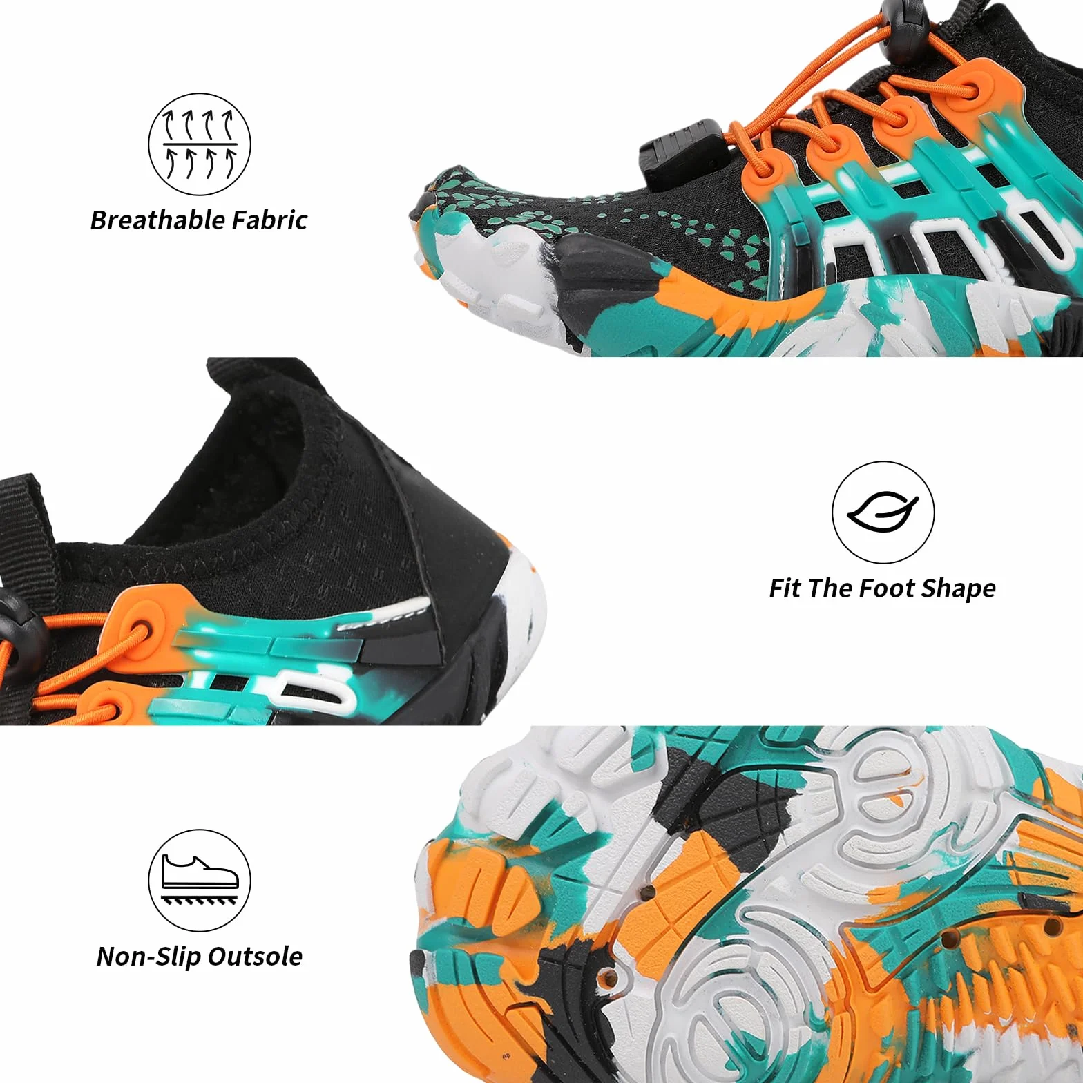 Scarpe da Scoglio Bambino Bambina Antiscivolo Scarpe da Acqua Sport Acquatici