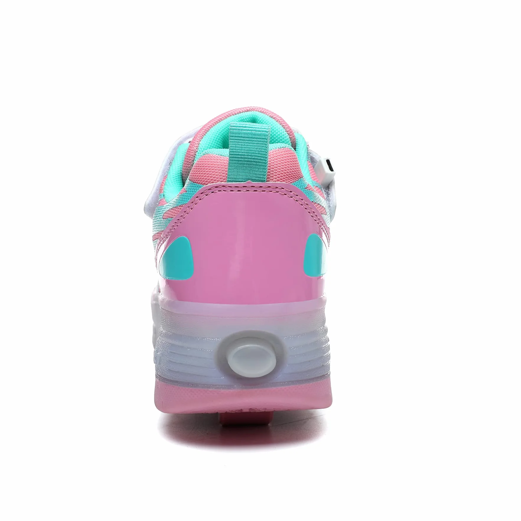 USB Ricarica LED Luci Skateboard Scarpe Sportive con Rotelle Retrattile Sneakers Outdoor Multisport Luminose Running Calzature da Ginnastica per Bambini
