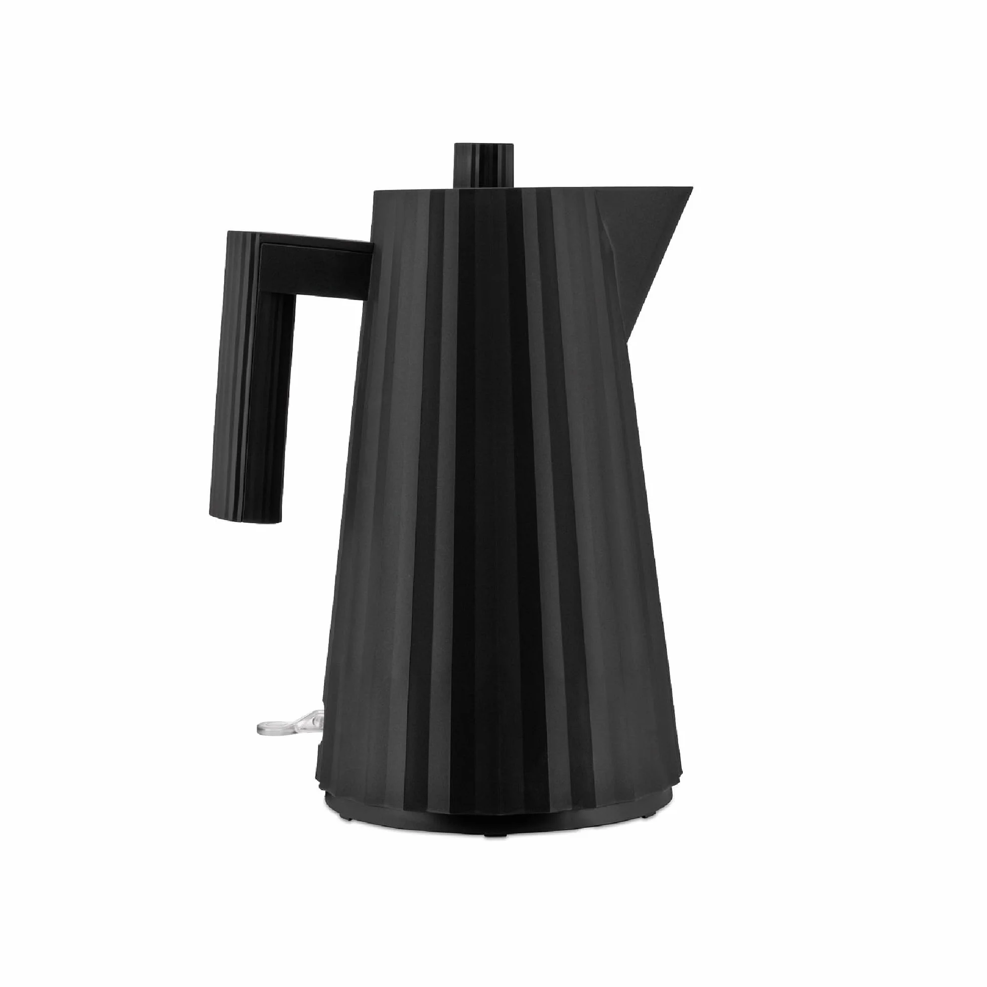 Alessi Plissé MDL06 B - Bollitore Elettrico di Design, in Resina Termoplastica, Presa Europea 2400W, 170cl, Nero