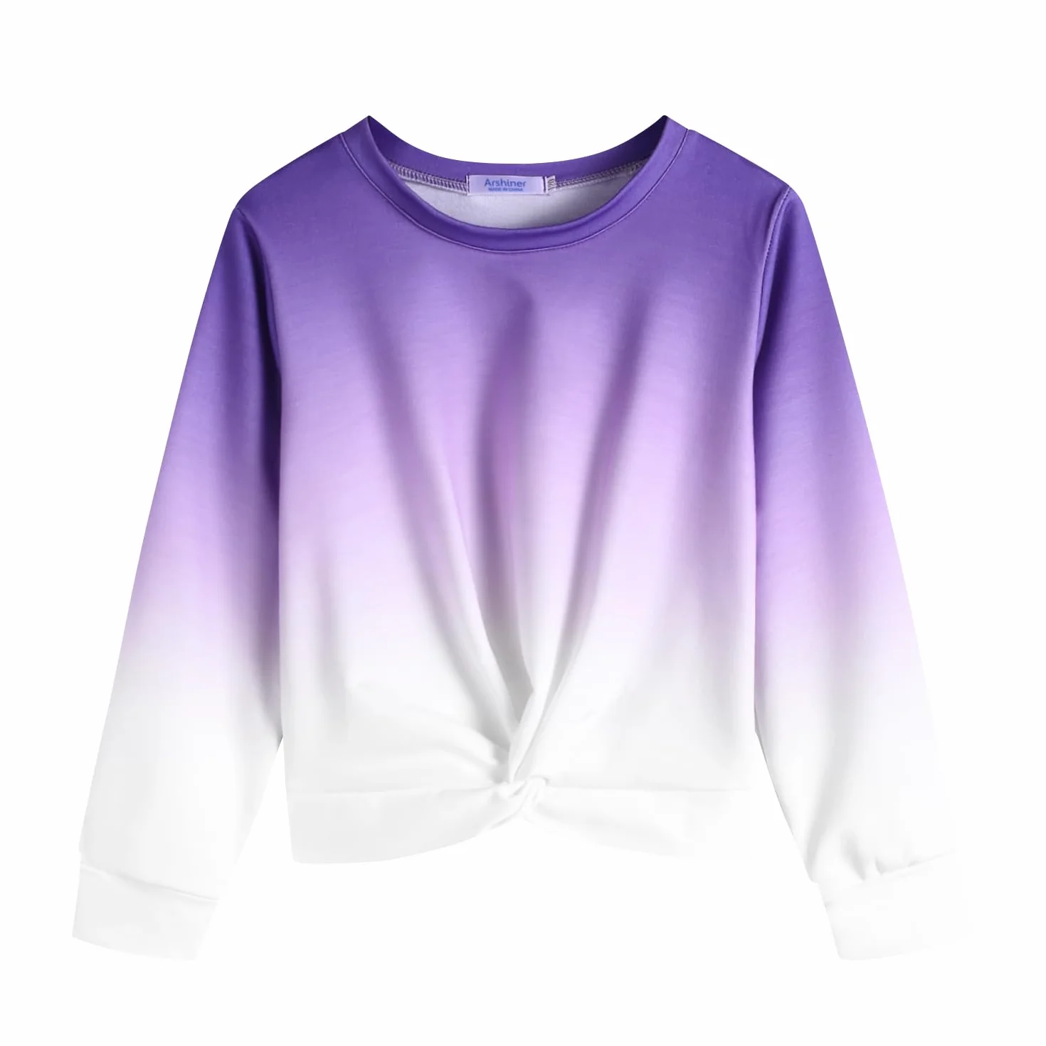 Arshiner Ragazze Felpa Batik Manica Lunga Maglione Leggero Abbigliamento Sportivo Bambini Tie Dye