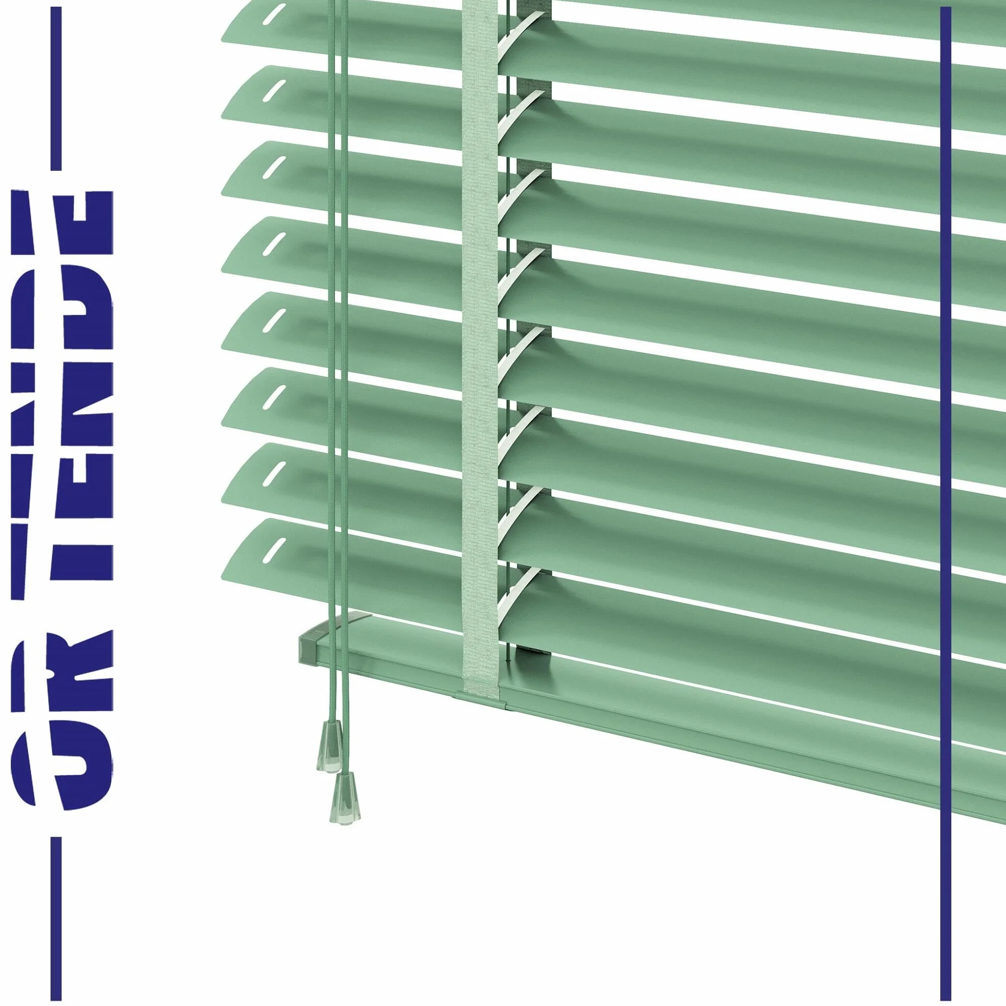 OR TENDE - Tenda Veneziana da 50 mm 260x230 cm Su Misura Personalizzata con Nastro in Plastica per esterno facile montaggio Made in Italy