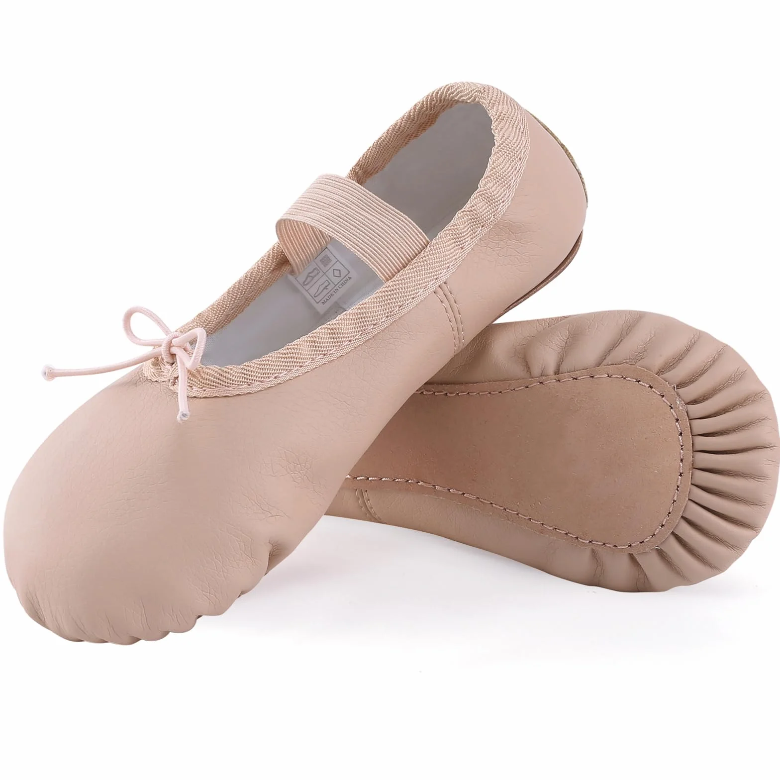 Scarpette Danza Classica in Pelle Bambina Scarpe da Ballo Donna Ragazze Pilates Yoga Ginnastica Ballerina