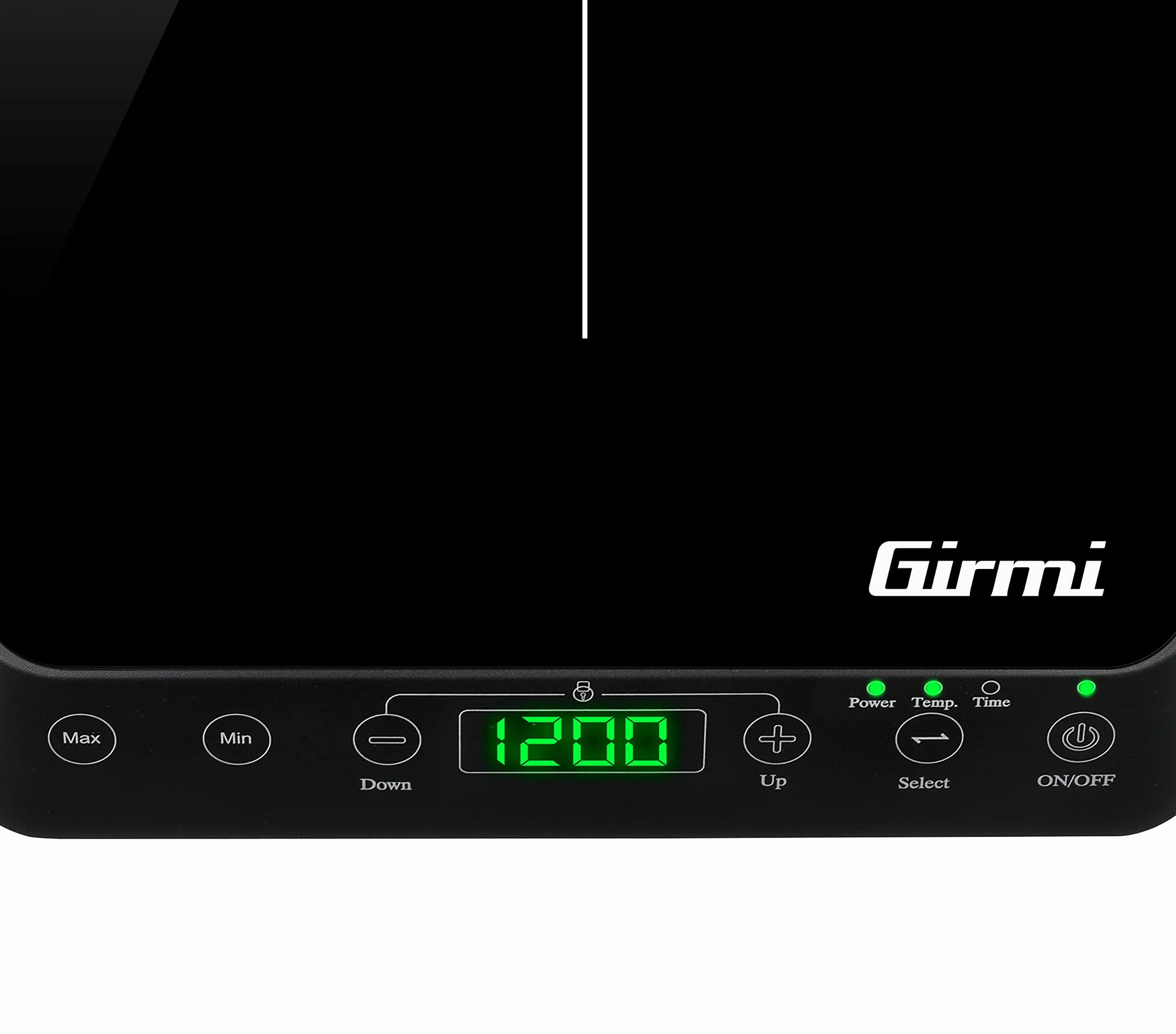 Girmi PI04 Piastra a Induzione Singola 2000W 10 Potenze Nero