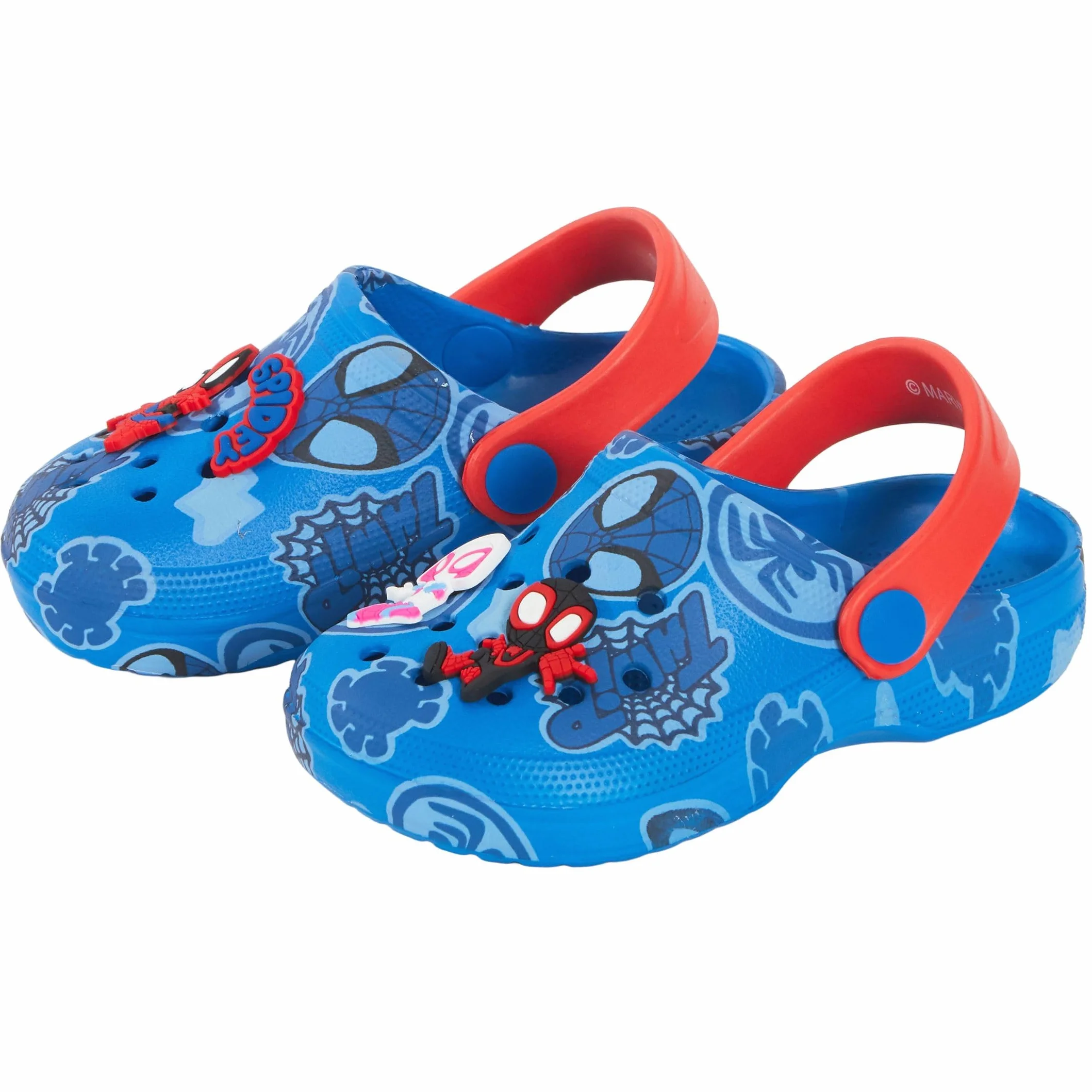 Spidey per Bambini e i Suoi Fantastici Amici Spiderman Zoccoli Sandali con ciondoli distintivi Ciabatte estive con Cinturino alla Caviglia Scarpe da Spiaggia