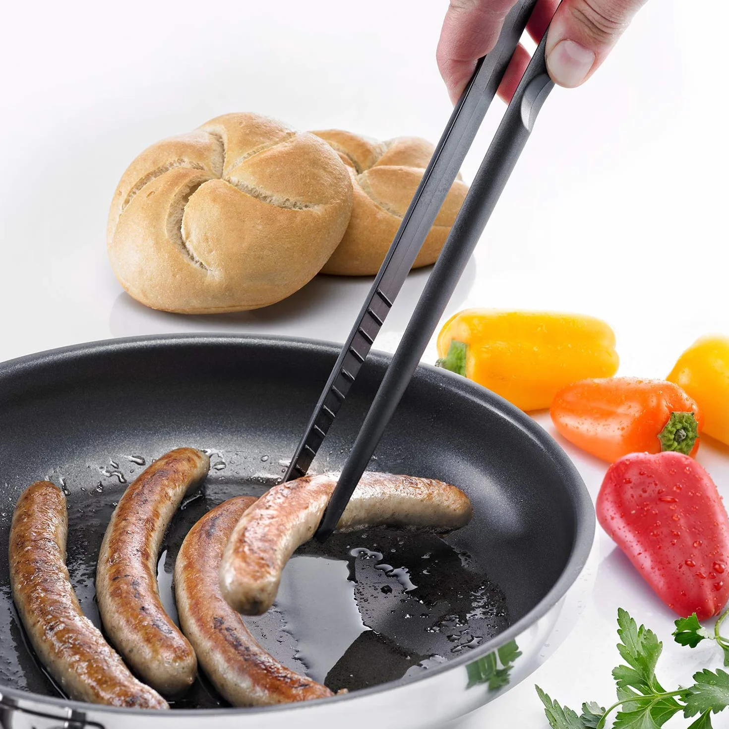 Westmark Pinza per frittura e barbecue, 29 cm, Nero