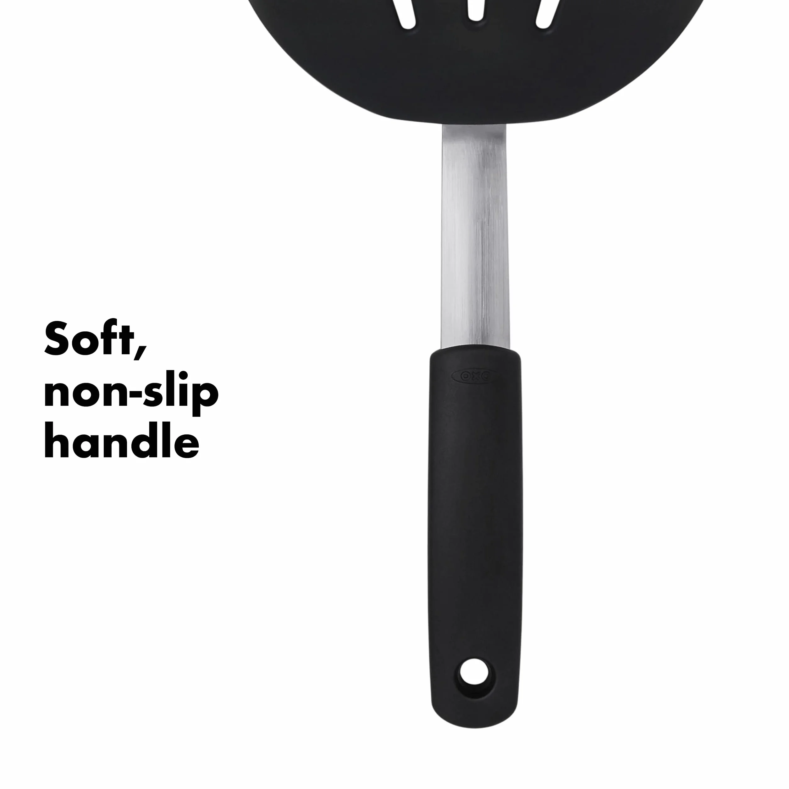 Oxo Good Grips Paletta Per Pancake Flessibile In Silicone, Nero