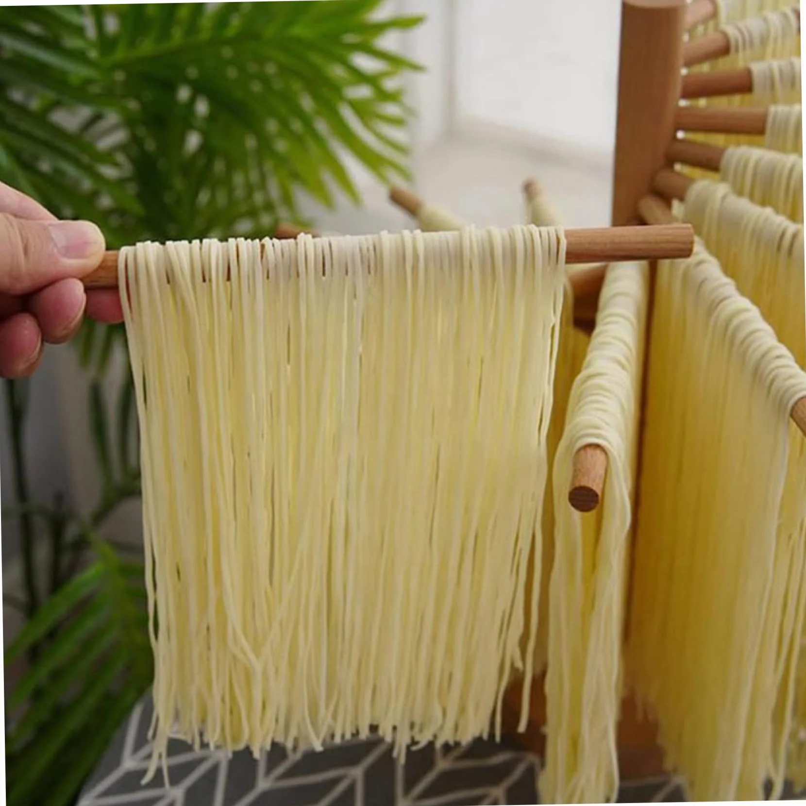 Stendino per pasta Stendino per tagliatelle pieghevole in legno per spaghetti fatti in casa Stendino per pasta per cucina domestica Stendino per tagliatelle Stendino per pasta Stendino per pasta piegh