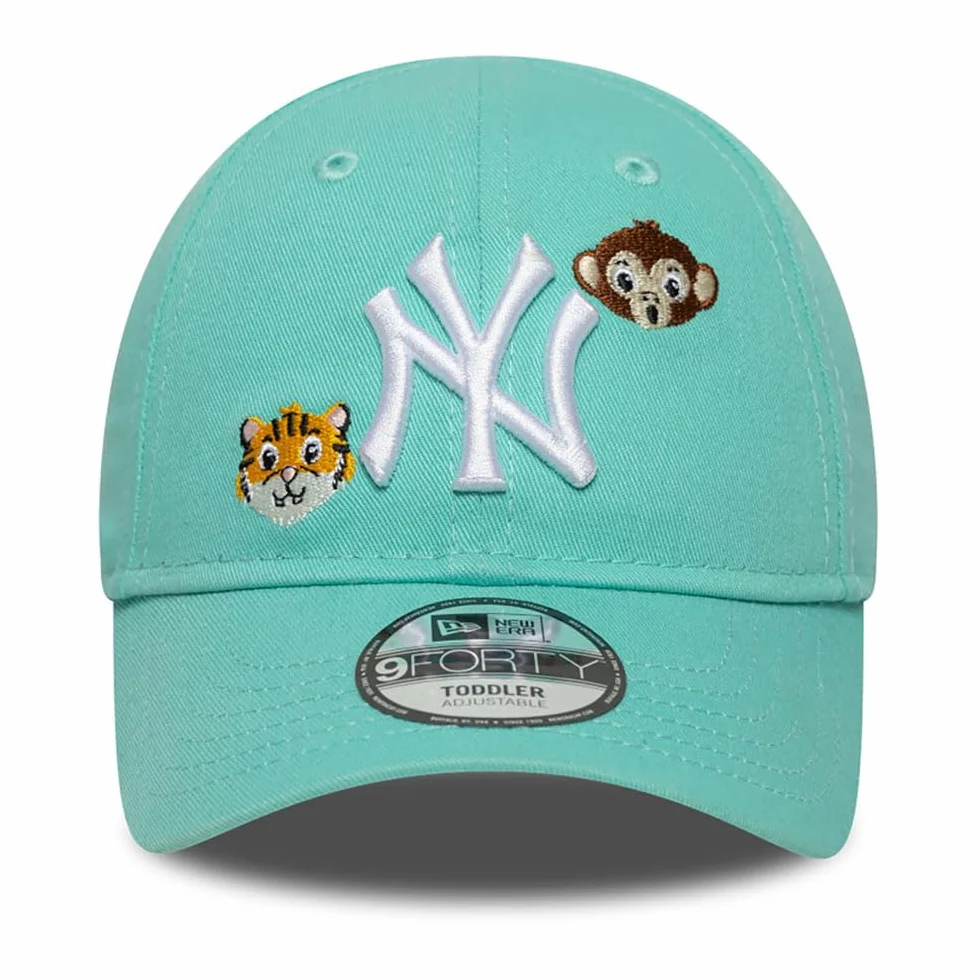 New Era 9FORTY Cappellino New York Yankees Icon Animal Teal Bambini
