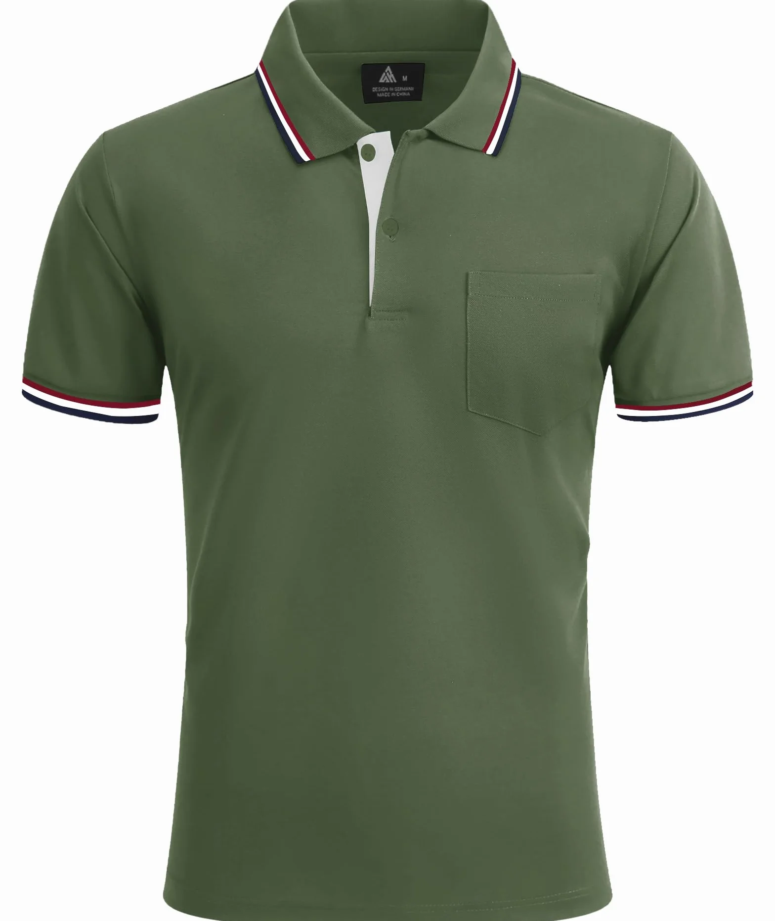 Polo Uomo Maniche Corte Leggera e Traspirante Golf Tennis T Shirt