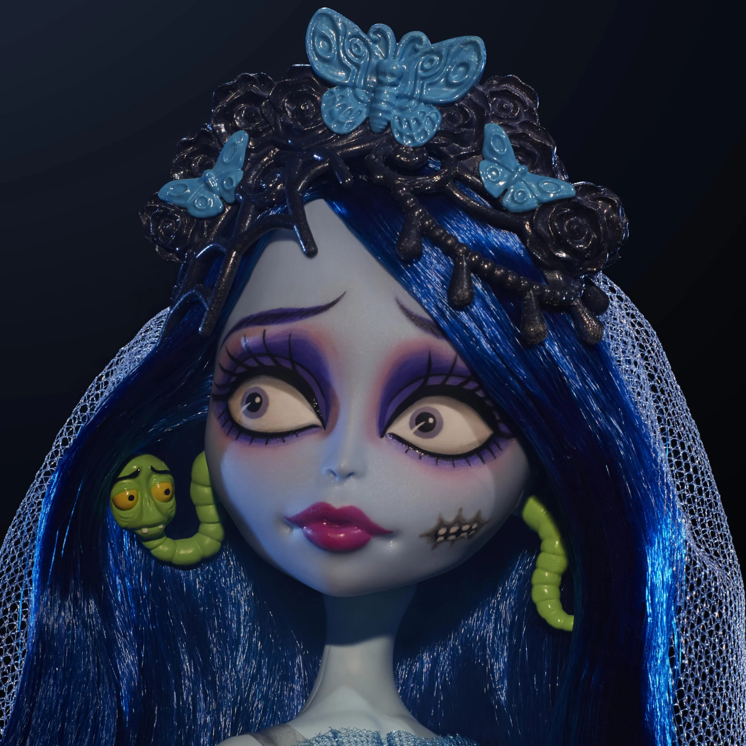 Monster High Skullector Emily La sposa cadavere bambola da collezione JDR67