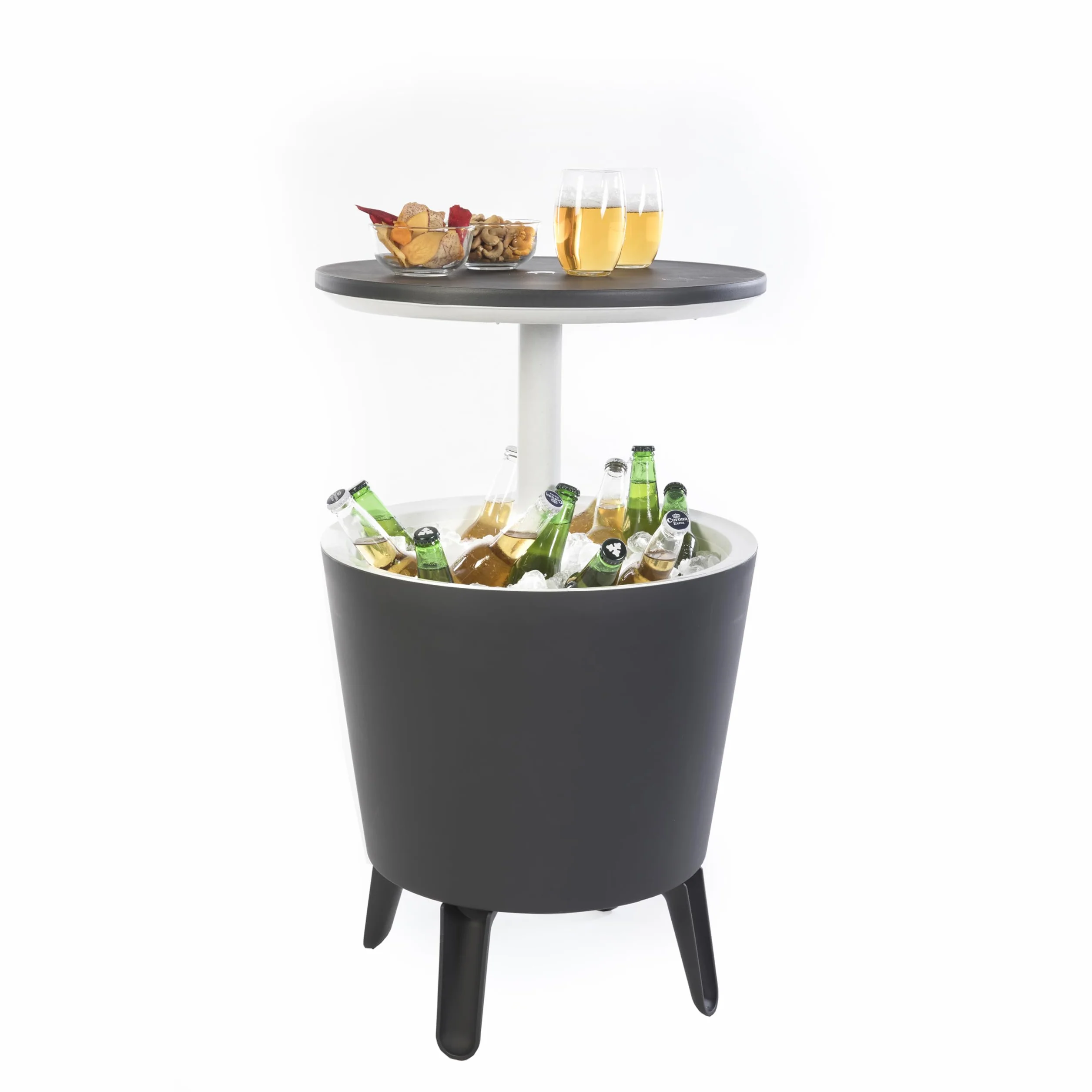 Keter Cool Bar Portaghiaccio, Grigio, 49.5X84.5X49.5 Cm