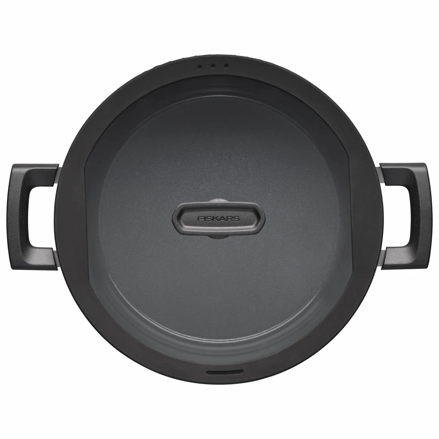 Fiskars Casseruola con Coperchio, Hard Face, Diametro 26 cm | Capacità: 5 litri, Rivestimento Antiaderente, Resistente ai Graffi, Alluminio/Plastica, 1075527