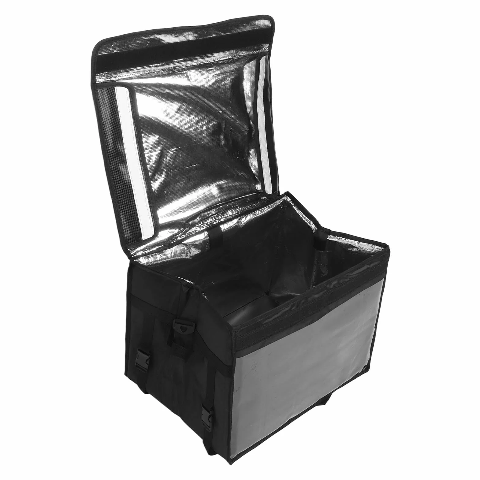 Domary Borsa Termica per la Consegna degli Alimenti Borsa per la Spesa Isolata di Grande capacità con Cerniera Superiore Il Servizio di Consegna Pasti Caldi e, Viagg