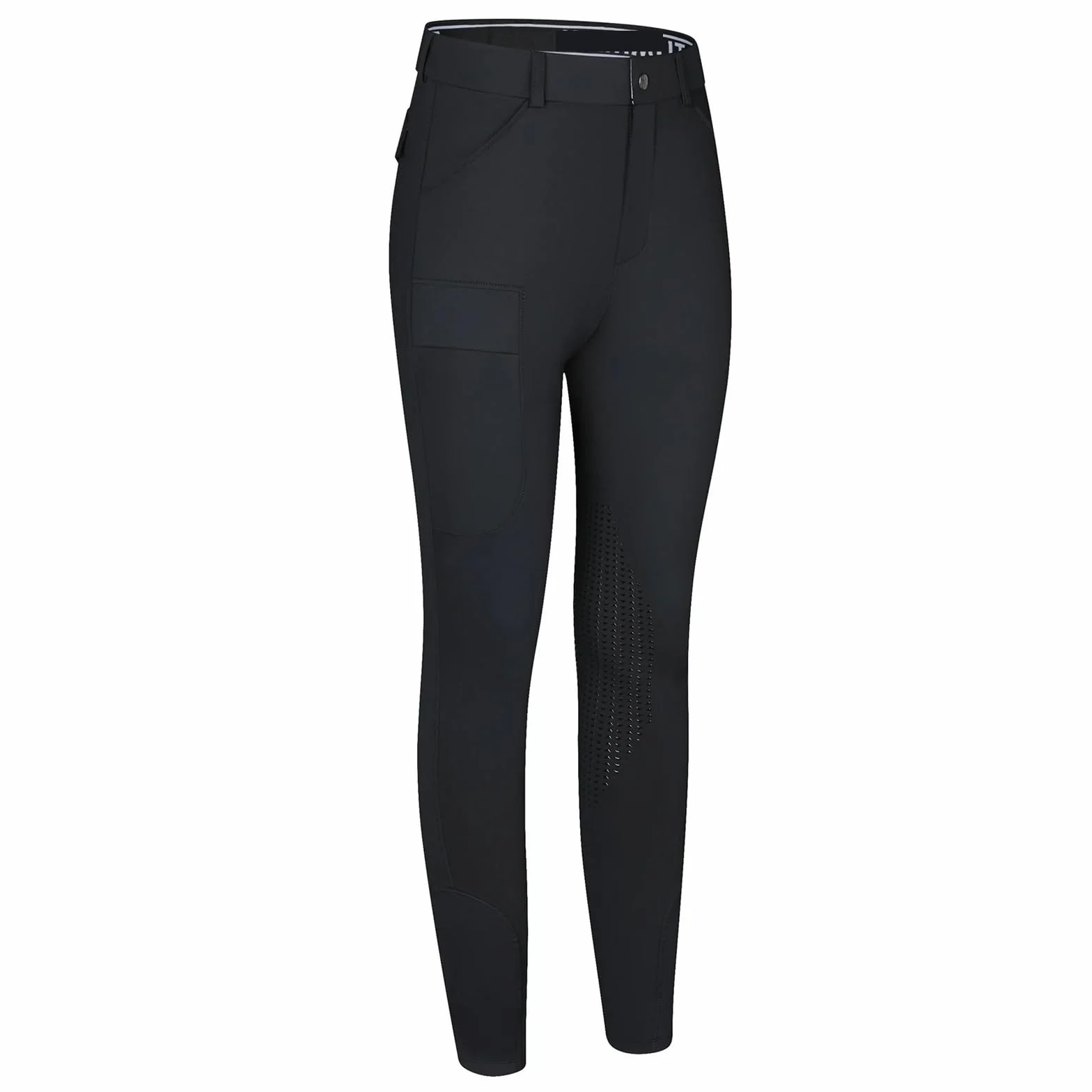 Pantaloni da Equitazione Uomo Silicone Elasticità Vestibilità Attillata Asciugatura Rapida