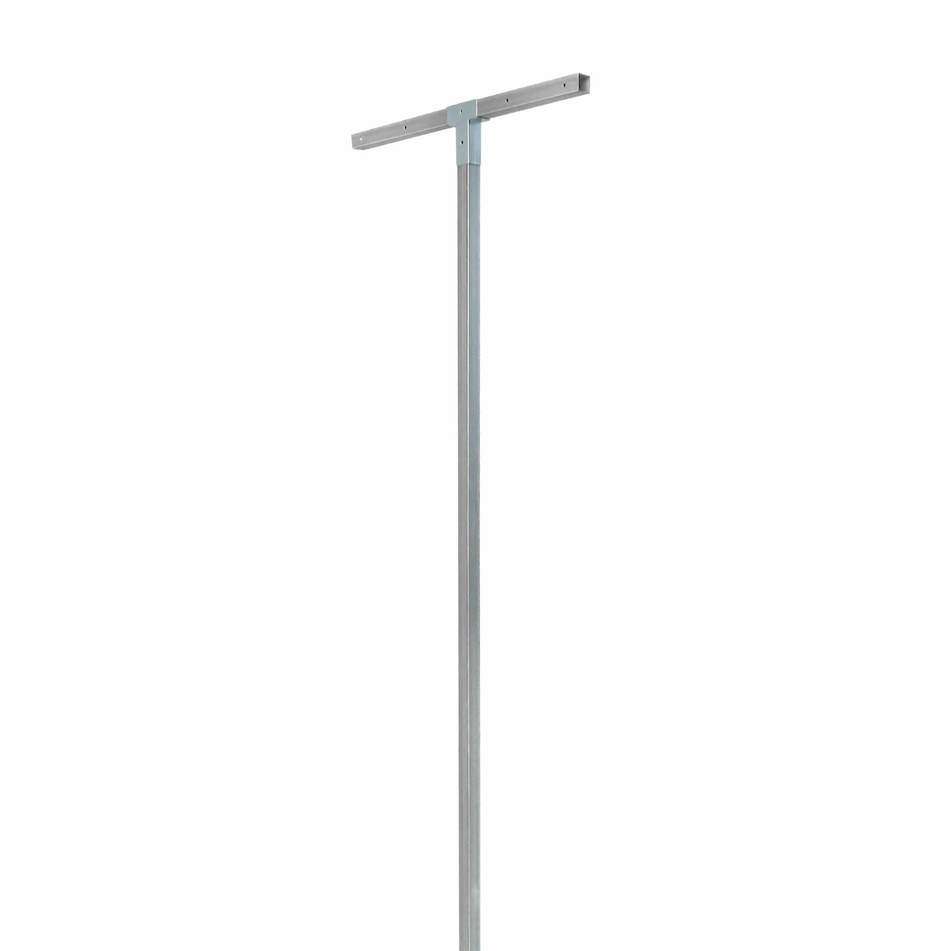 Andrys Stendi Biancheria Esterno Smontabile - Staffe per Stendere i Panni Esterno con Pali Quadri da Cementare - Acciaio Zincato a Freddo - Altezza 220cm - Fili NON Inclusi