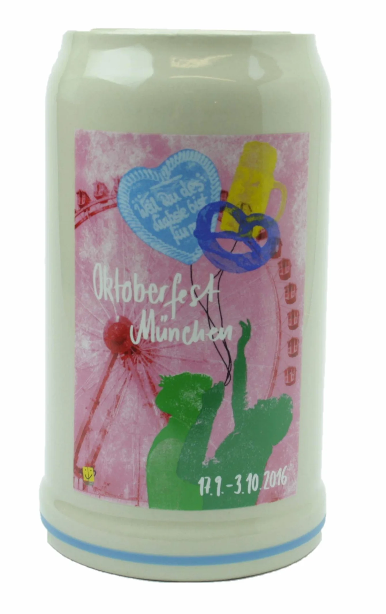 Boccale originale Oktoberfestkrug 2016 I I - Boccale da collezione, in confezione originale