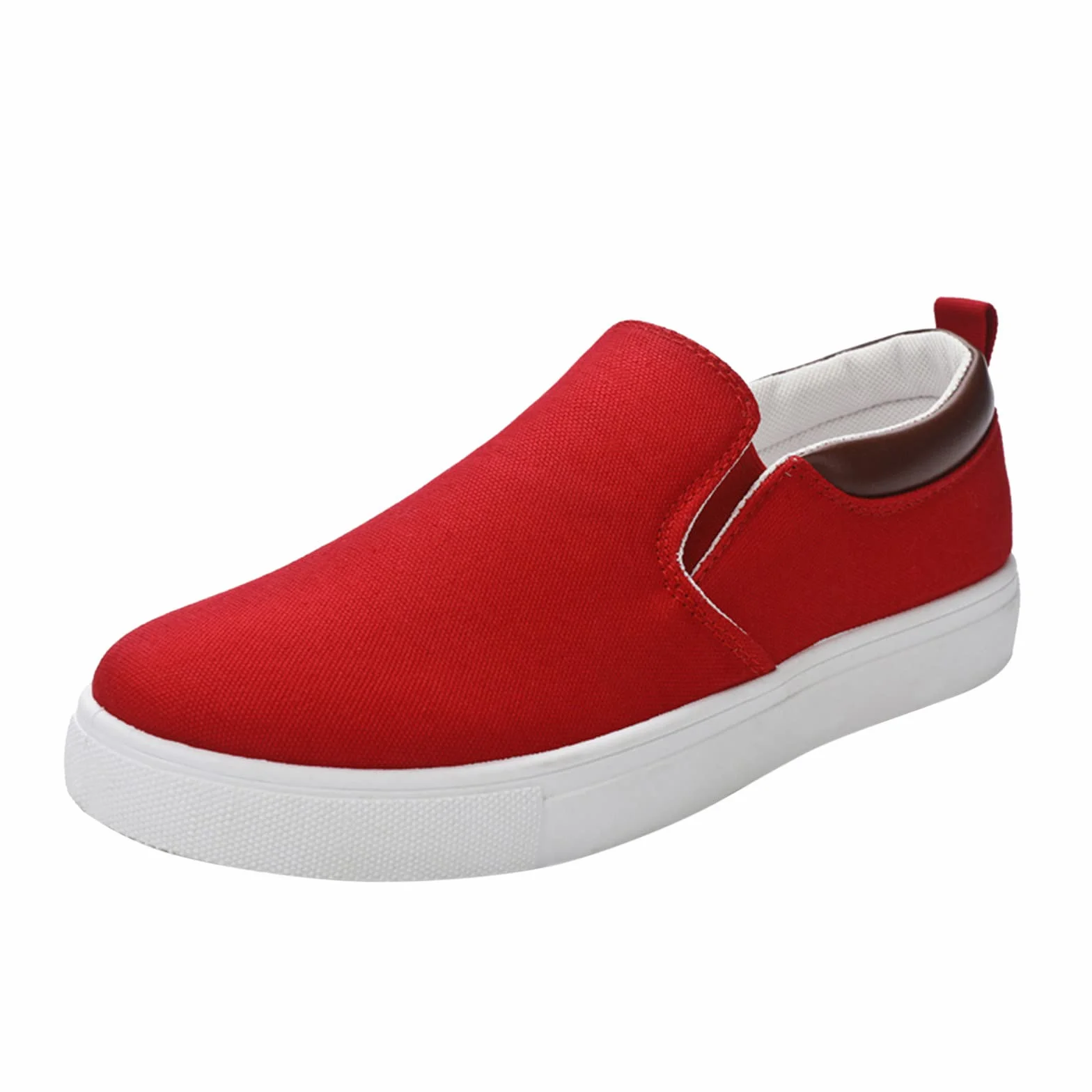 Mocassini casual larghi da uomo in tela bassa slip on sneakers tempo libero moda suole morbide scarpe comode scarpe da ginnastica classiche scarpe da passeggio