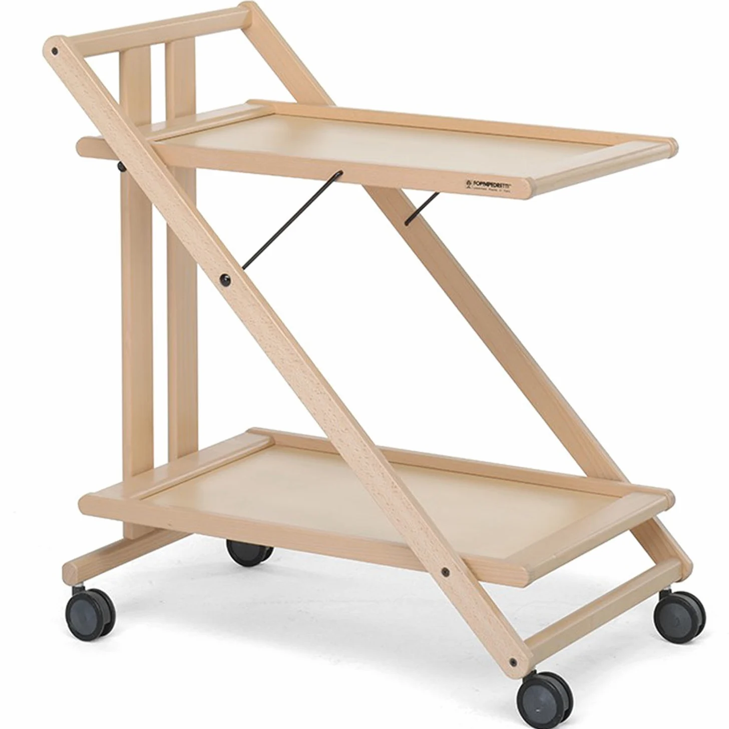 Foppapedretti Sprint Carrello Portavivande, Naturale