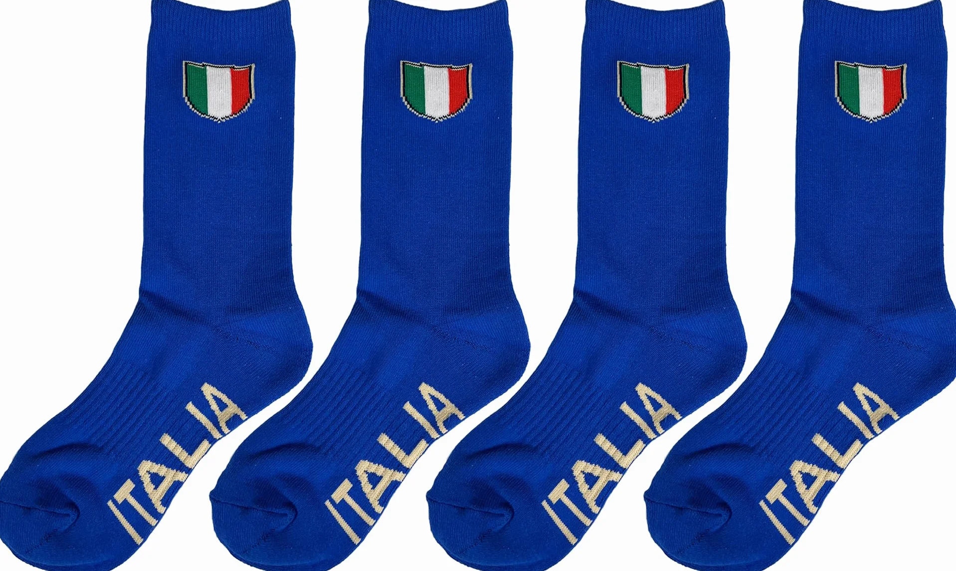 2 paia - Calzini sportivi Italia Italia Crew Kids