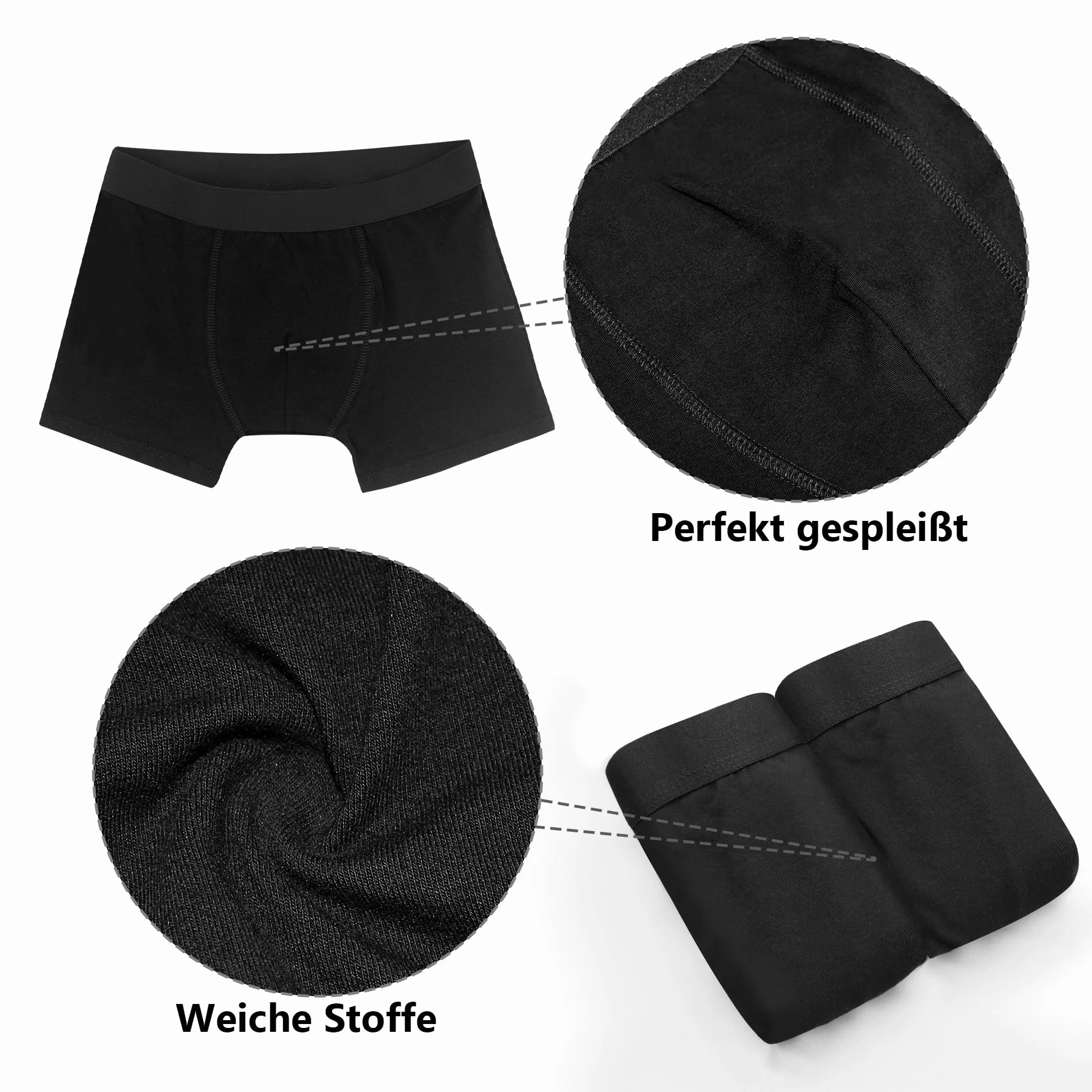 Boxer Bambino Ragazzo Mutande Intime in Cotone 6 Pezzi