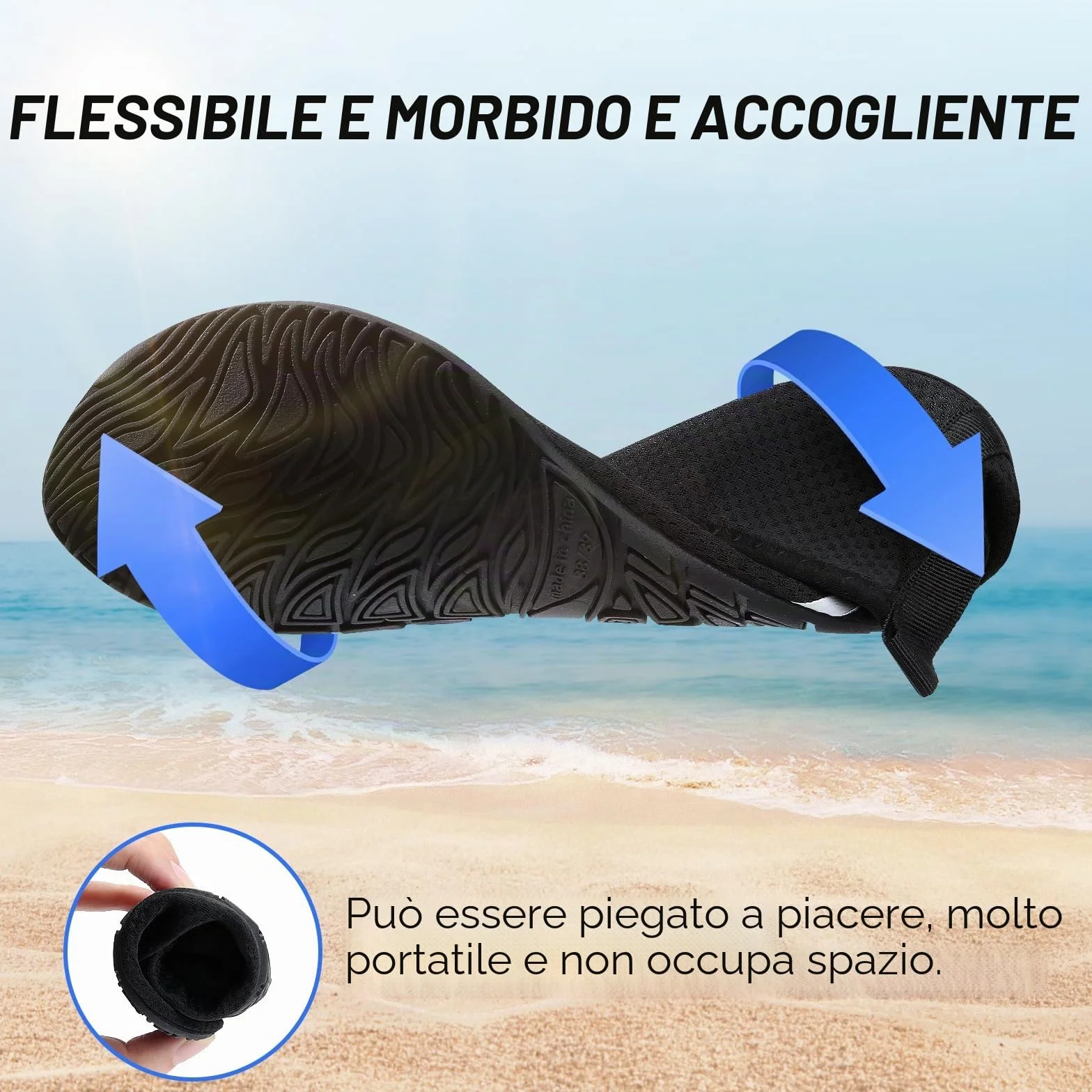 WateLves Scarpe da Scoglio Asciugatura Rapida Antiscivolo Spiaggia Snorkeling Unisex