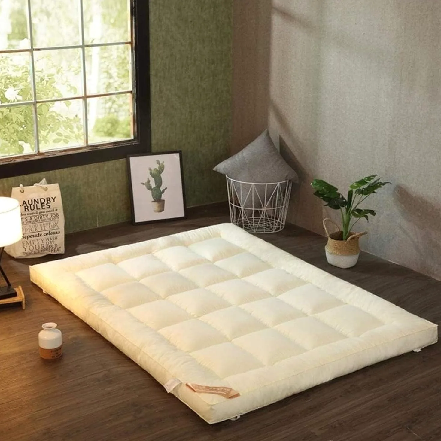 3,150x200cm(59x79 inch),WNRLL Materasso da pavimento Materasso futon Thicken Mat Sonnifero Materasso pieghevole Roll Up Materasso Materasso Materasso Materasso Materasso Materasso Materasso Materasso