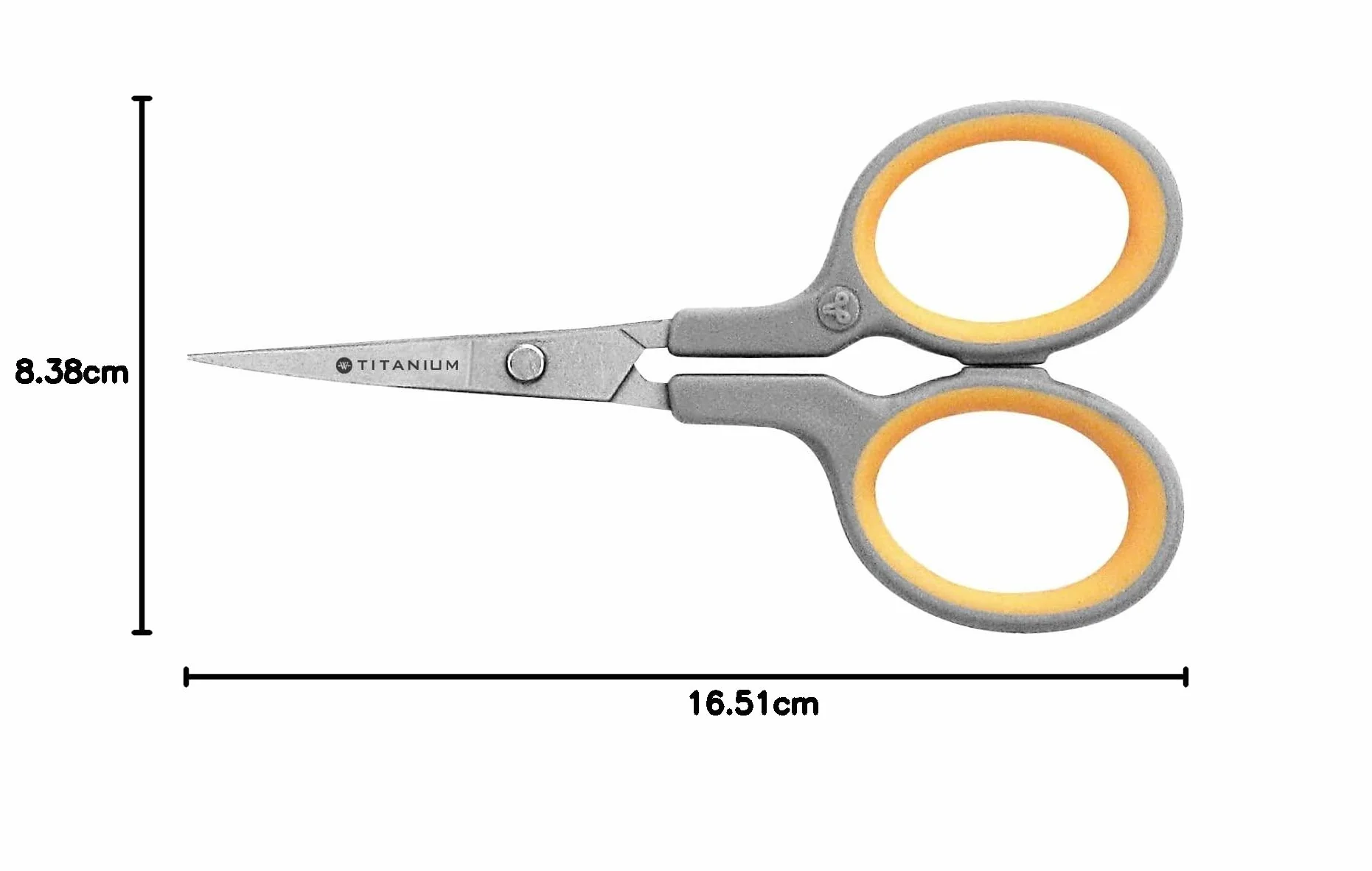 ACME Westcott Forbici dritte da Ricamo in Metallo Titanio 10 cm