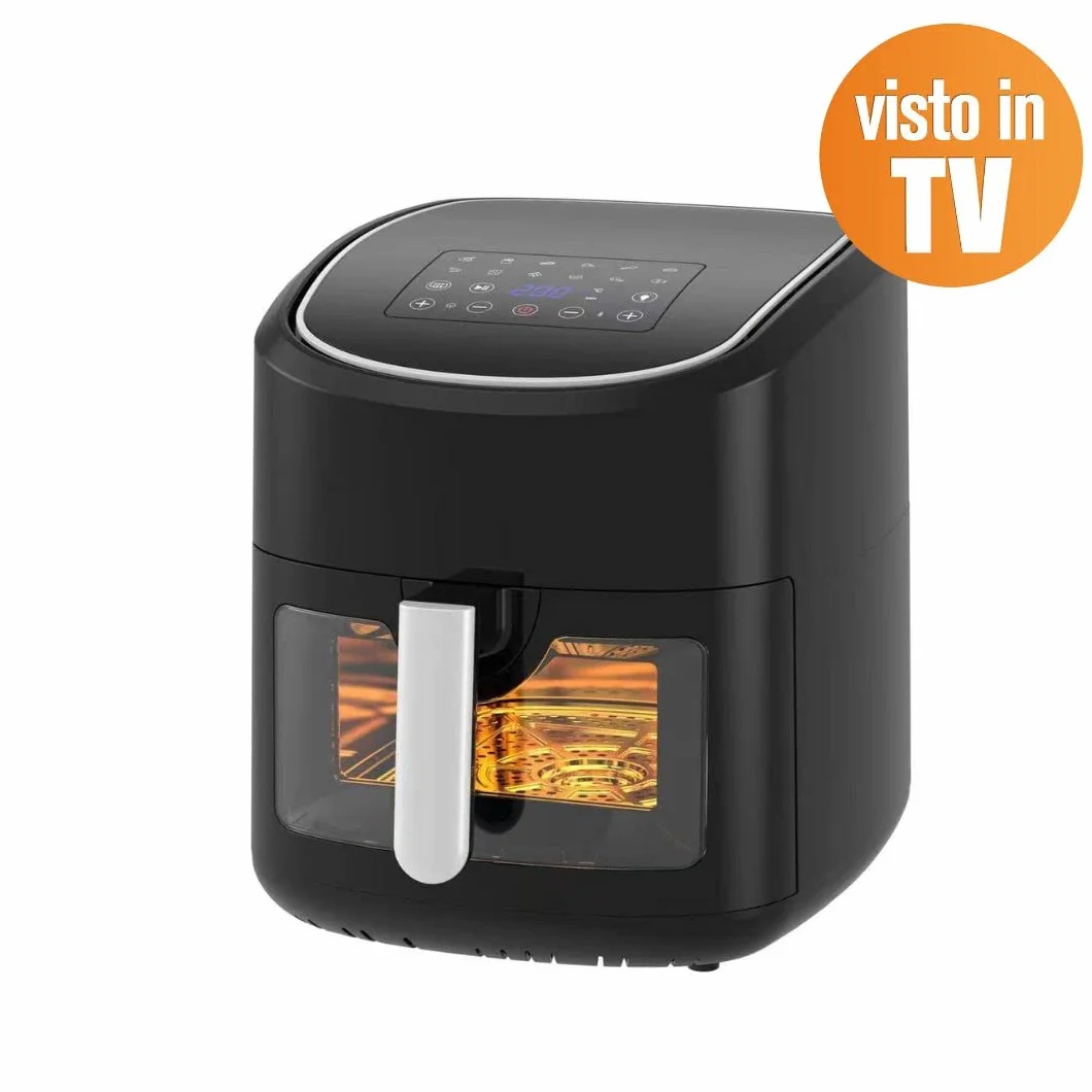 Melchioni Family Friggitrice ad Aria GAIA 8L 1800W Touch Screen Timer 13 Programmi
