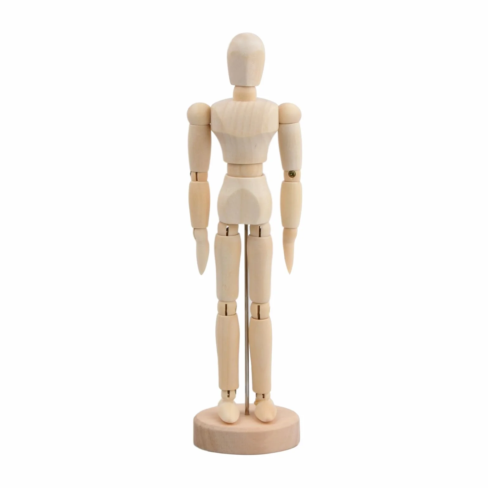 Manichino in Legno per Artista da Disegno, Flessibile, Figura Bambola 20 cm