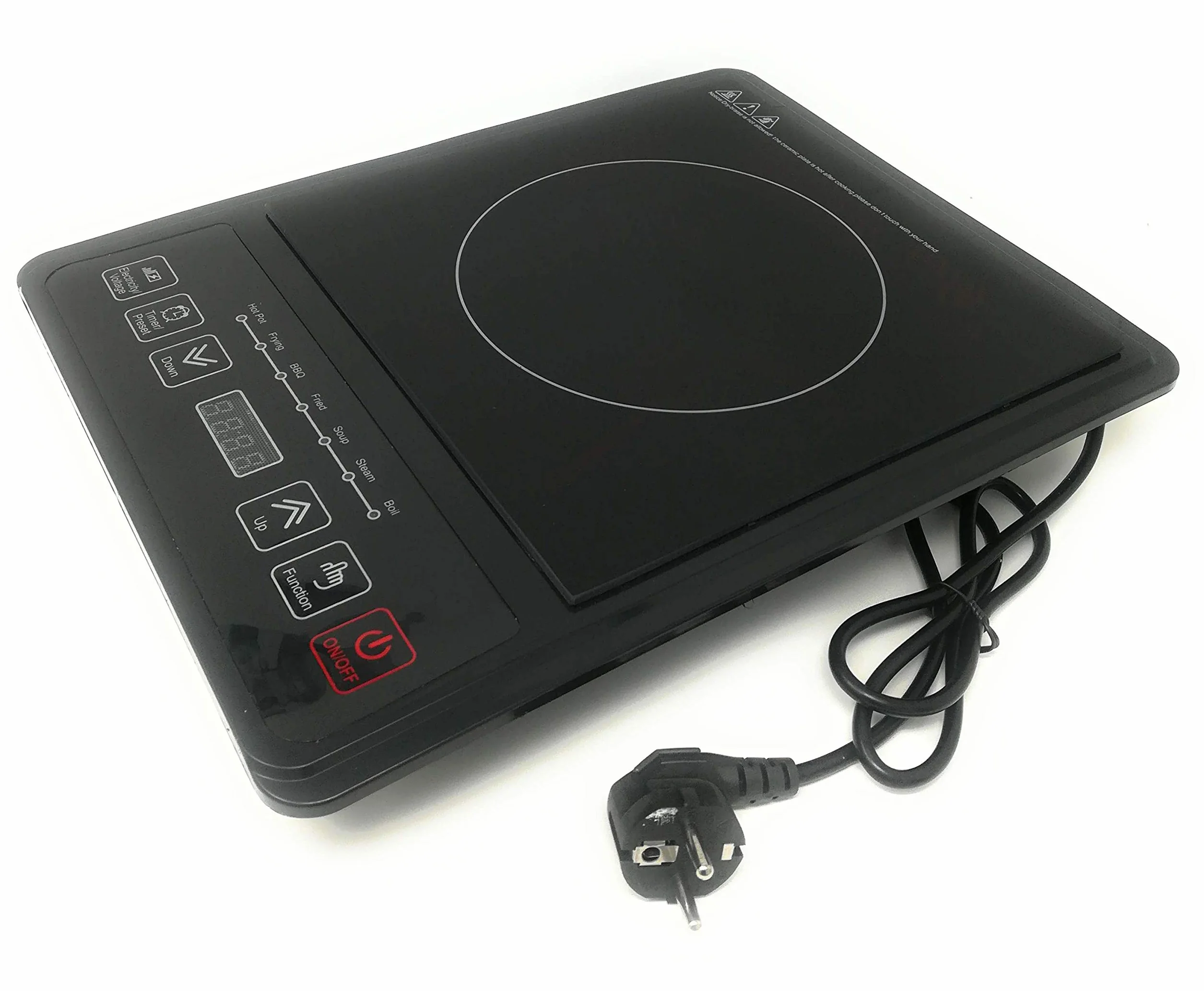 TEMPO DI SALDI Piastra Ad Induzione Portatile 2000W Piano Di Cottura Fornello Elettrico 270°C
