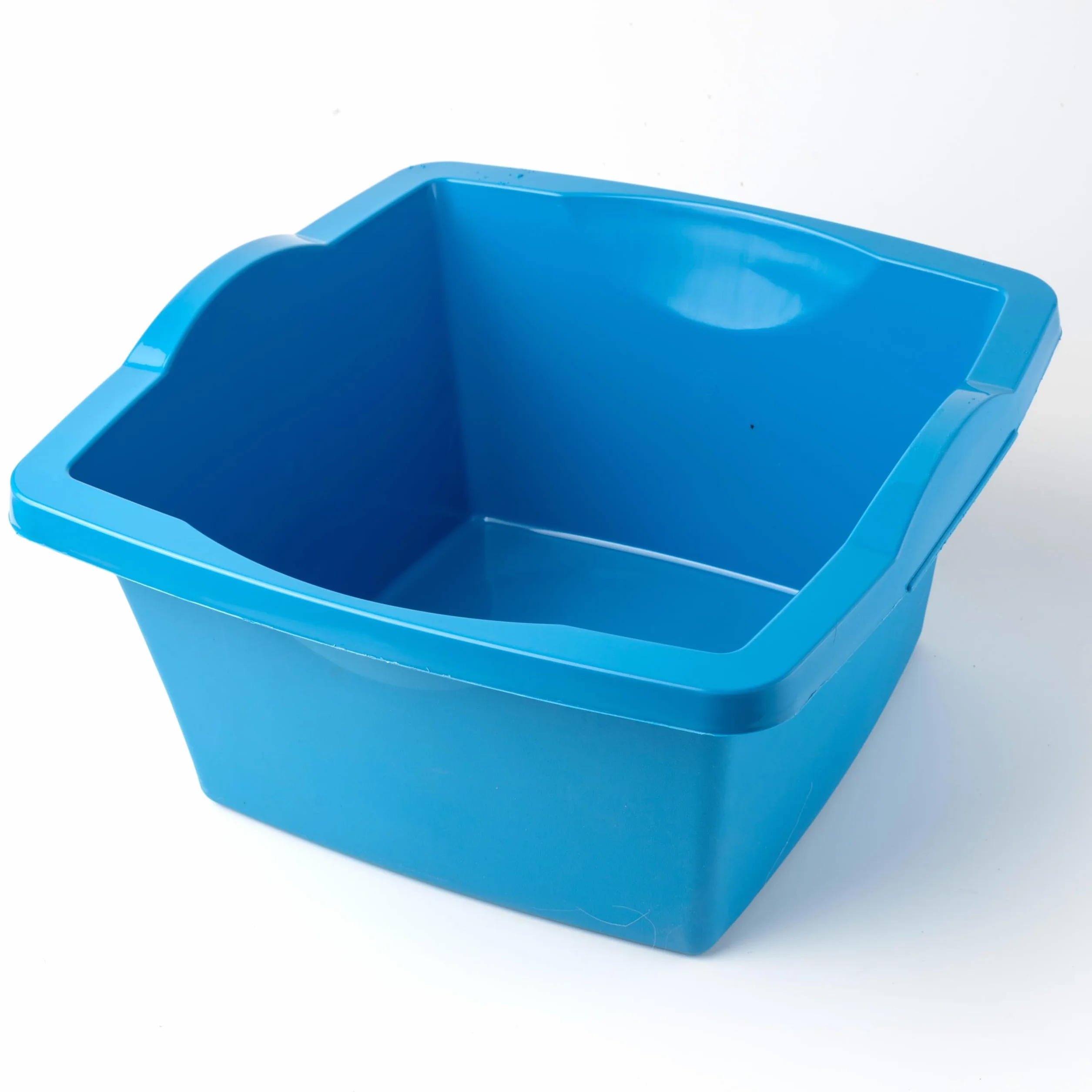 Bacinella in Plastica Quadrata Multiuso 7L - SUPER SOLIDA - Made in Italy - 33 x 33 x 16 cm - Vaschetta per Lavare Casa, Vesititi, Bucato, Piatti - Bacinella in Plastica Dura - Uso Interno ed Esterno