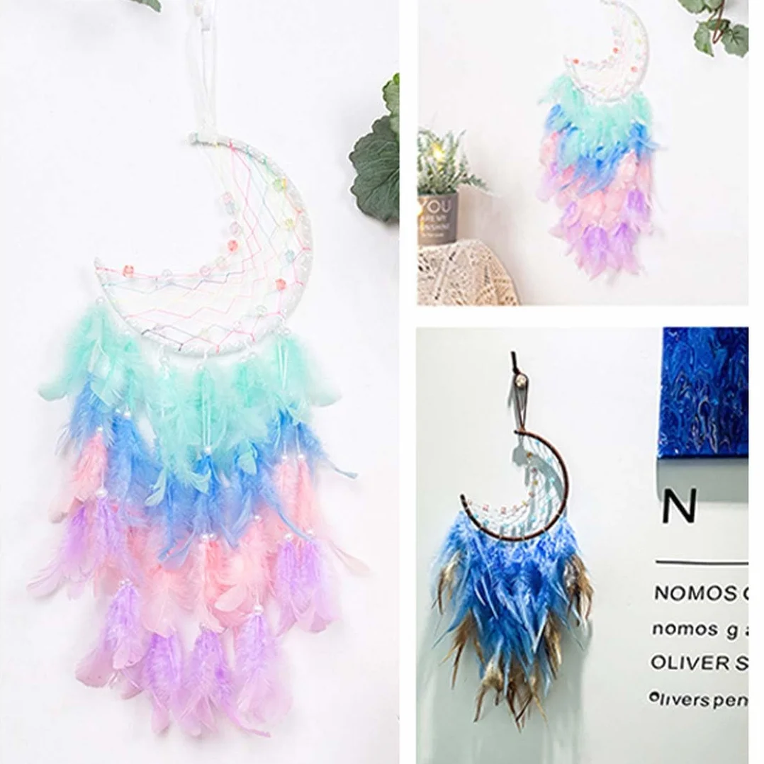 Piume decorative 200 pezzi per fai da te, orecchini, acchiappasogni