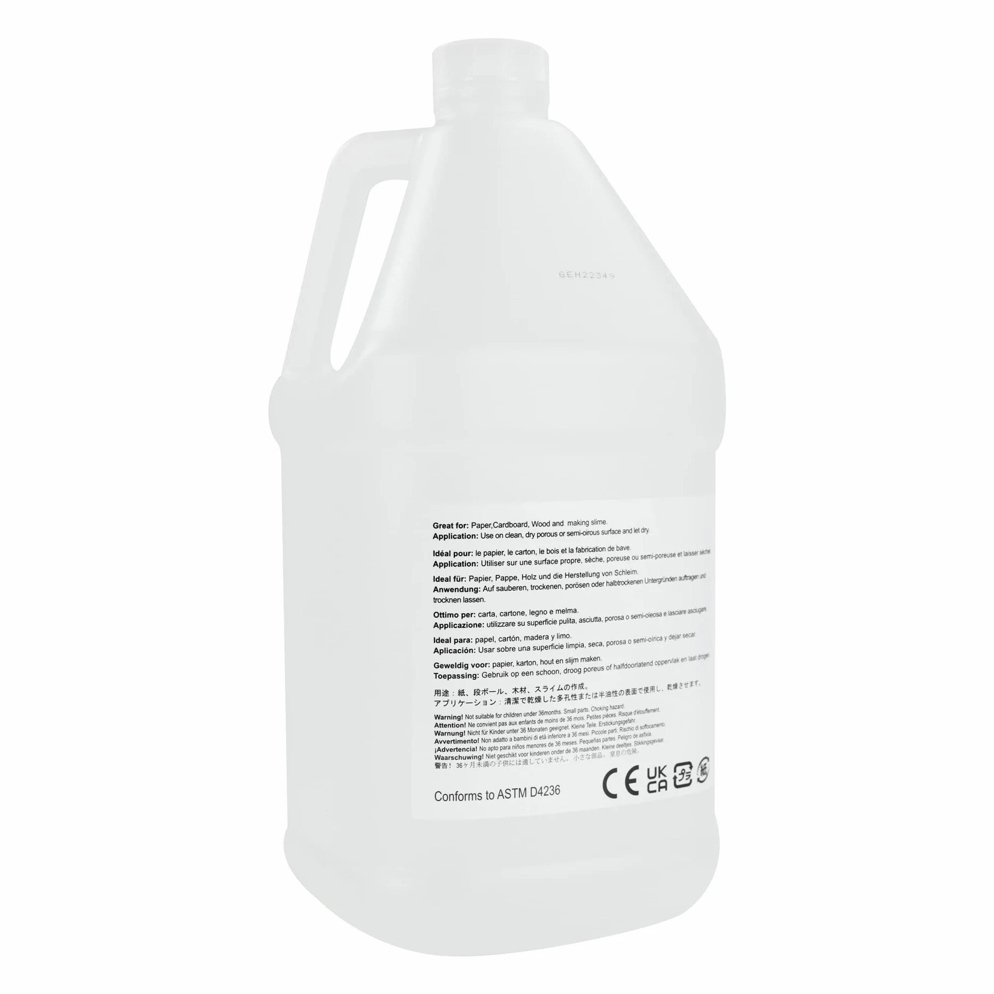 Amazon Basics Colla liquida trasparente, lavabile, multifunzionale, ideale per produrre melma, contenitore da 3,79 litri, confezione singola