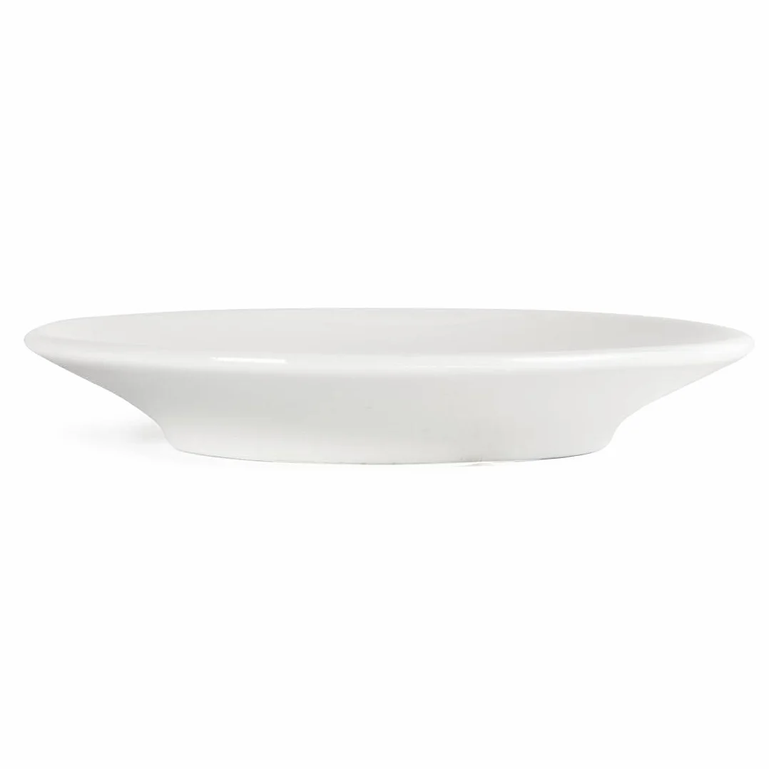 Olympia Nextday Catering Y112 tazzine e piattini, colore: bianco