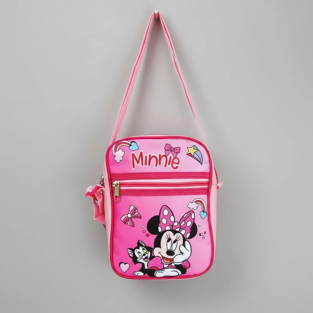 ILS I LOVE SHOPPING Borsello Bambino Marsupio Tracolla Ragazzo Spalla Regolabile Marsupio Viaggio Sportivo Tempo Libero Gadget per MINNIE MOUSE Topolina