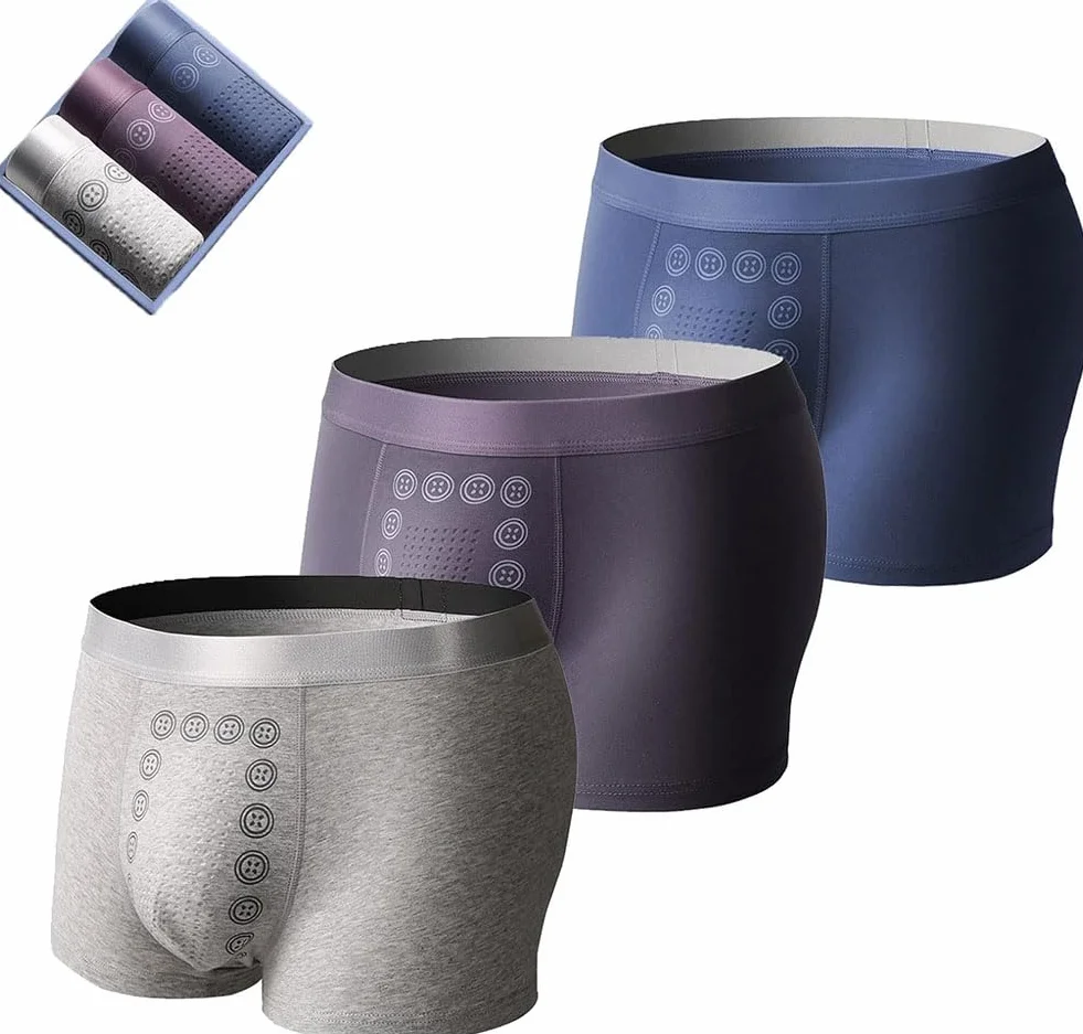 Biancheria Intima da Uomo Terapia del Campo energetico, Collant magnetici a Lunga Durata e Biancheria Intima Slim