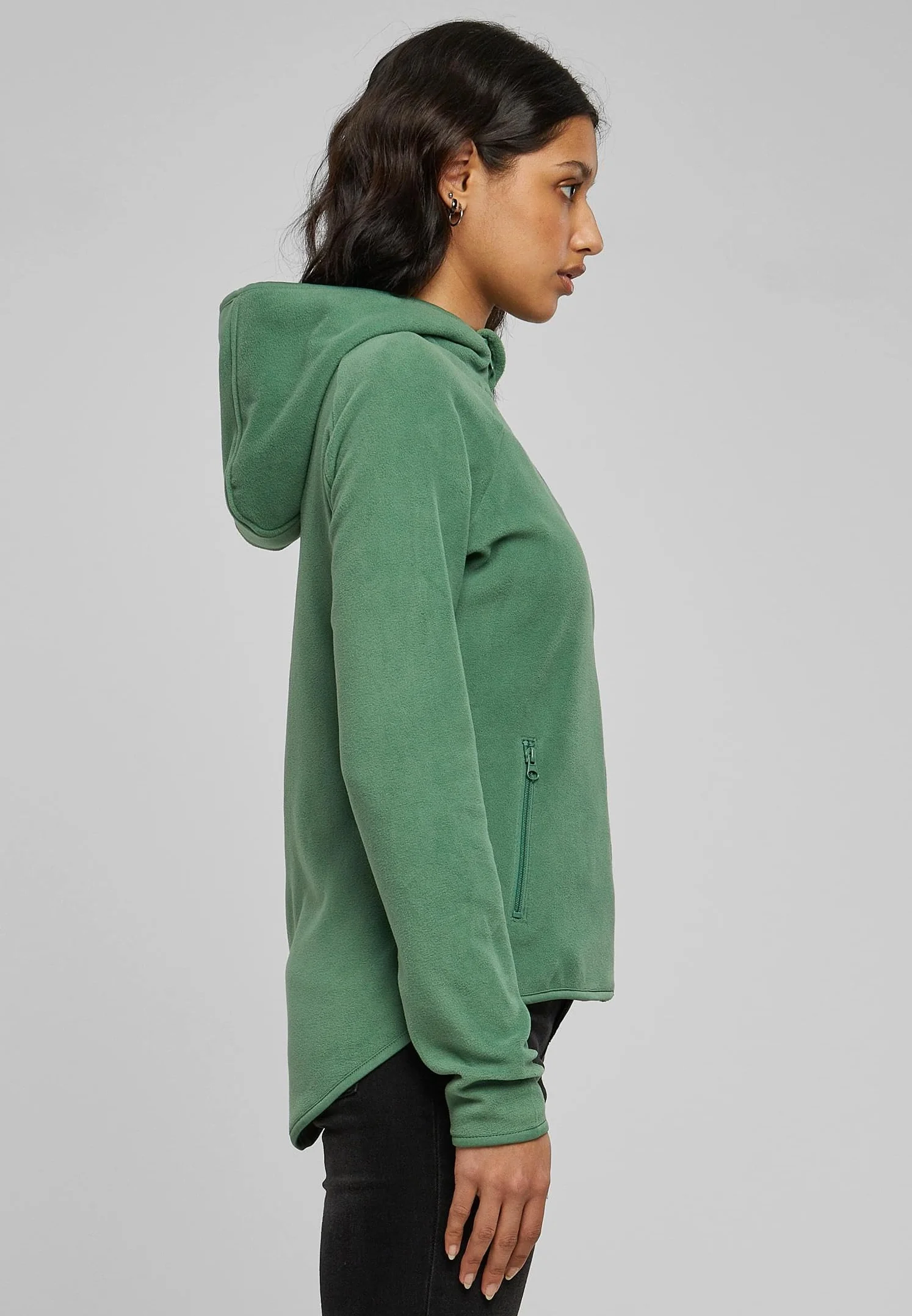 Urban Classics Damen Ladies Polar Fleece Zip Hoody