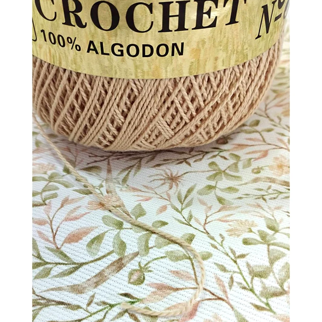 Filato di cotone n. 12 (100% cotone), matassa di filo da 80 grammi, lana per uncinetto, maglia, artigianato, cucito, uncinetto, amigurumis, fai da te, (8, blu)