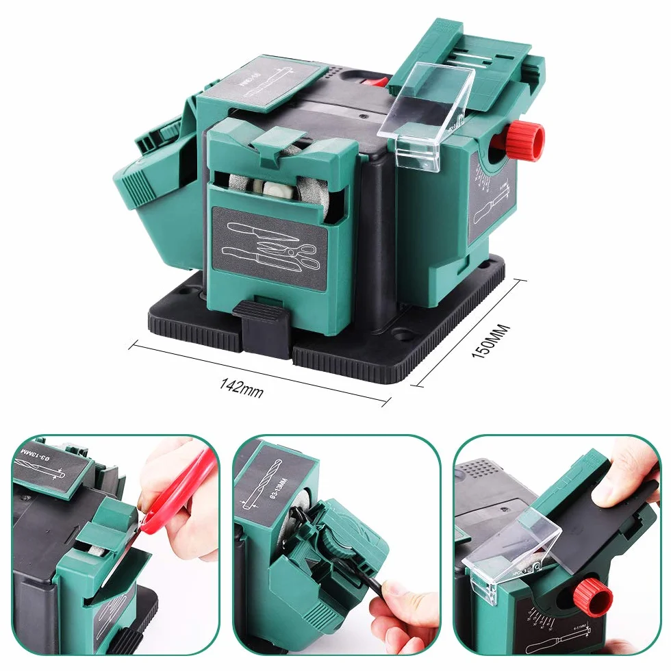 POSENPRO 65W Affilacoltelli Elettrico Universale Multifunzionale per Coltelli, Forbici e Trapani