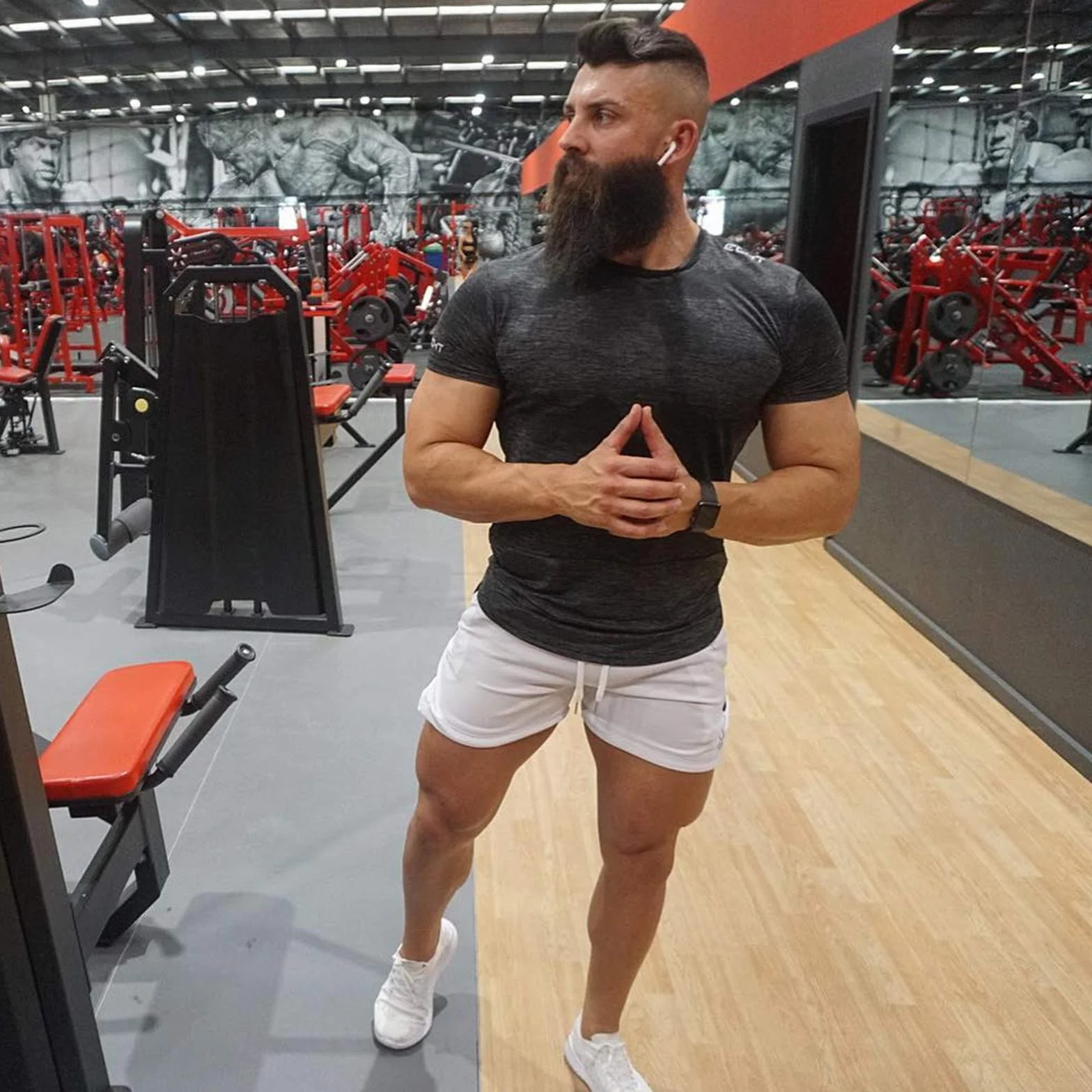 Superora Pantaloncini da Running Uomo 2 in 1 Corto Sportivo Asciugatura Rapida Traspirante Outdoor